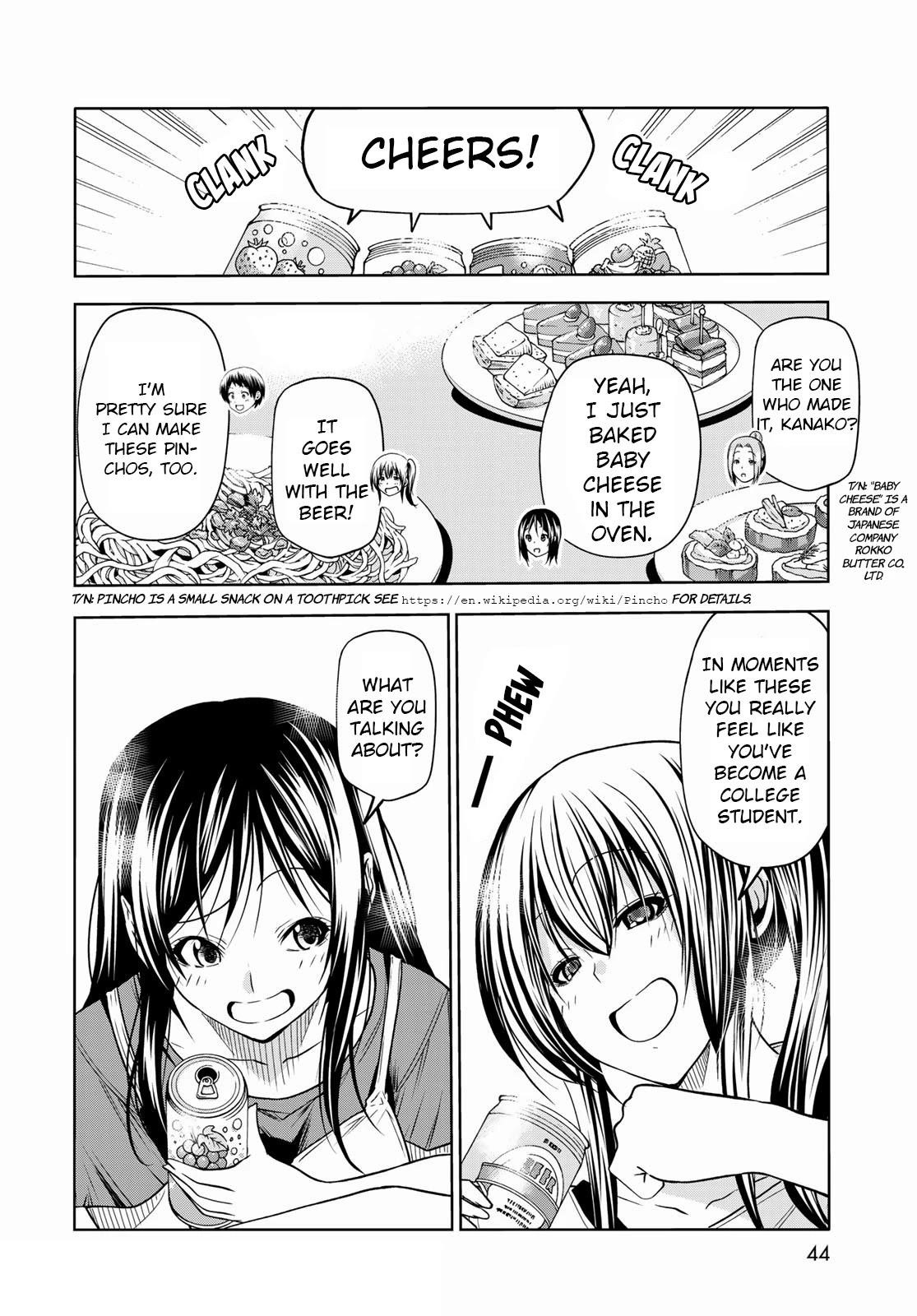 Grand Blue Manga Chapter 72 page 22 - Sorrow - Round Two scene