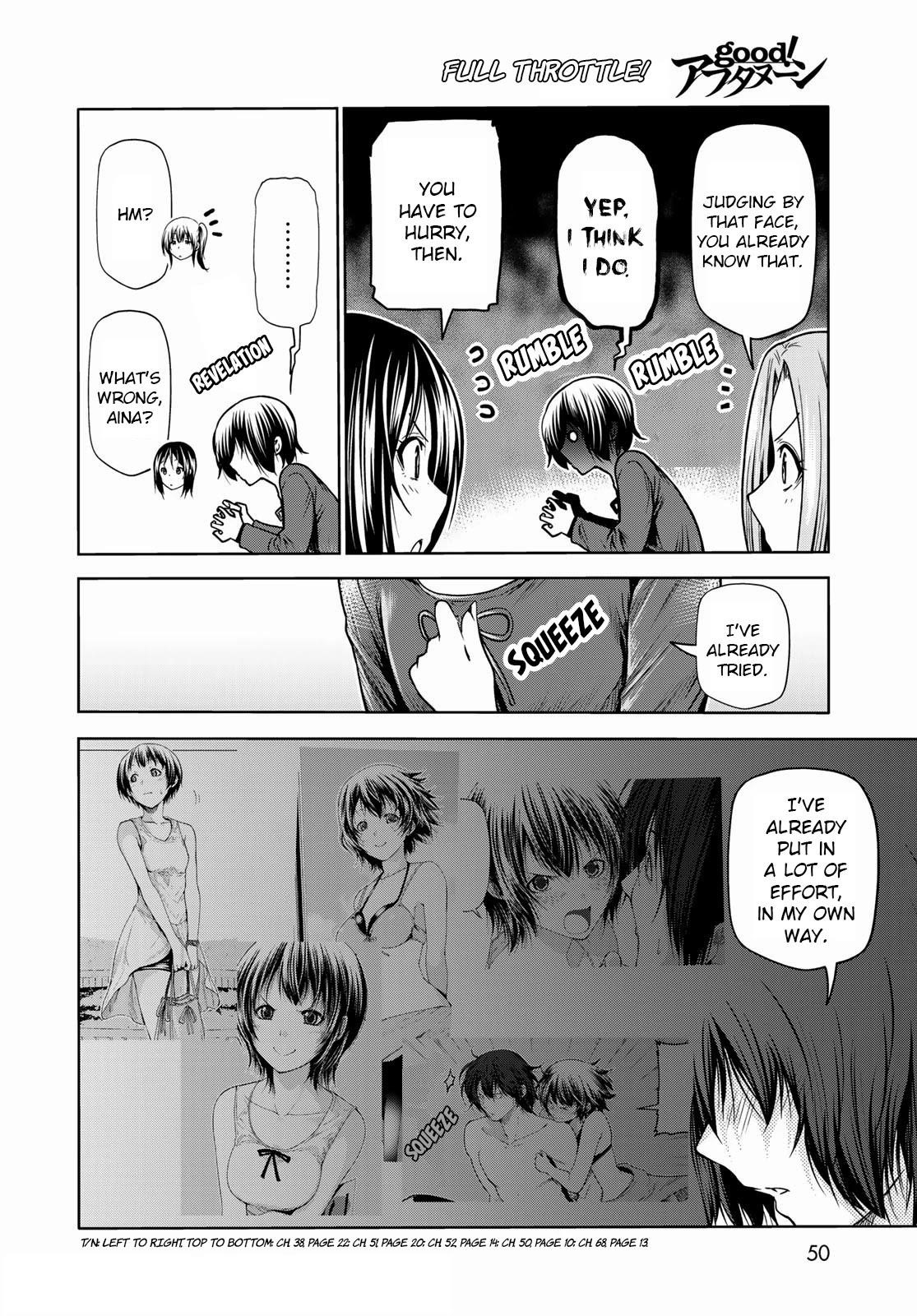 Grand Blue Manga Chapter 72 page 27 - Sorrow - Round Two scene