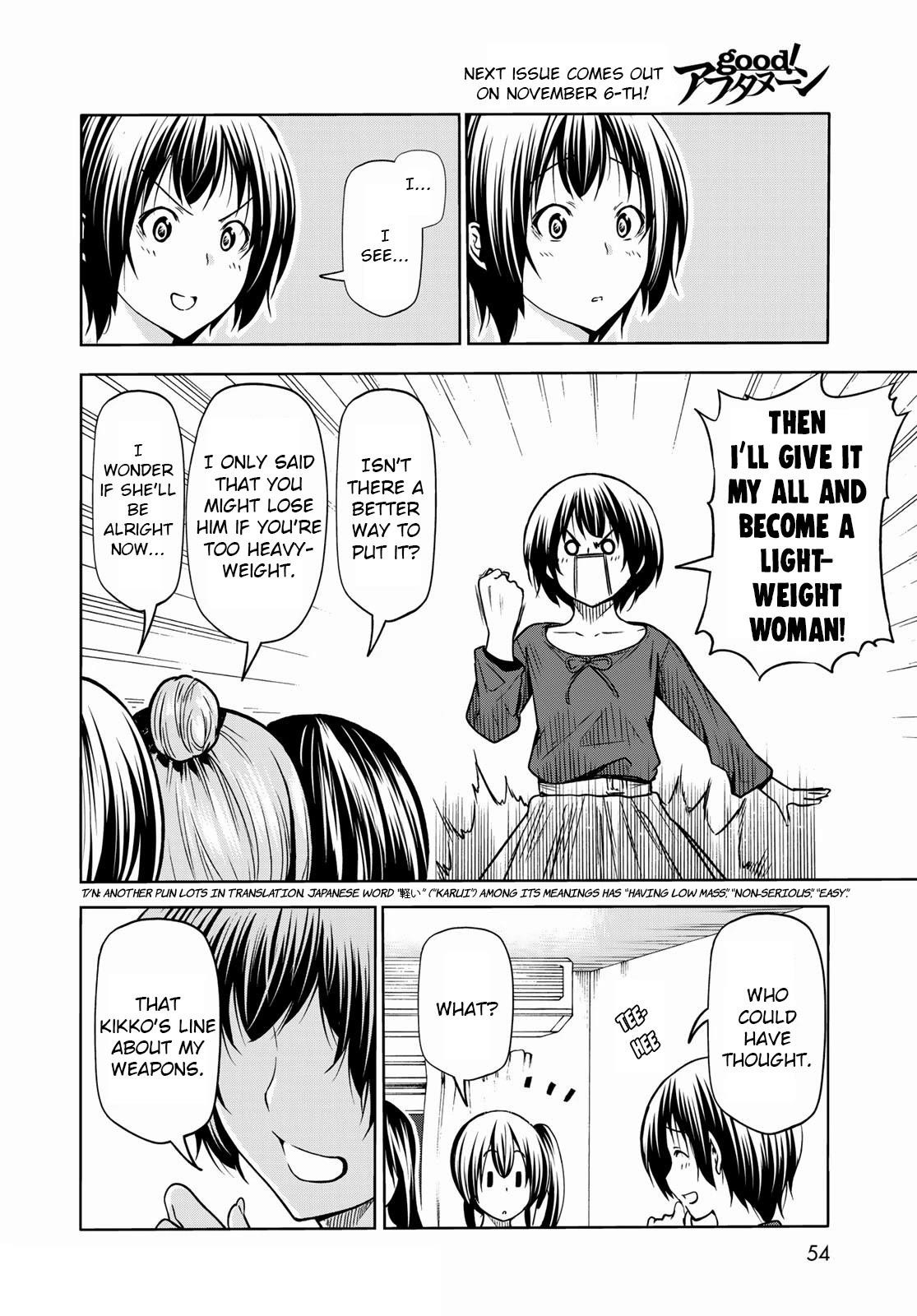 Grand Blue Manga Chapter 72 page 31 - Sorrow - Round Two scene