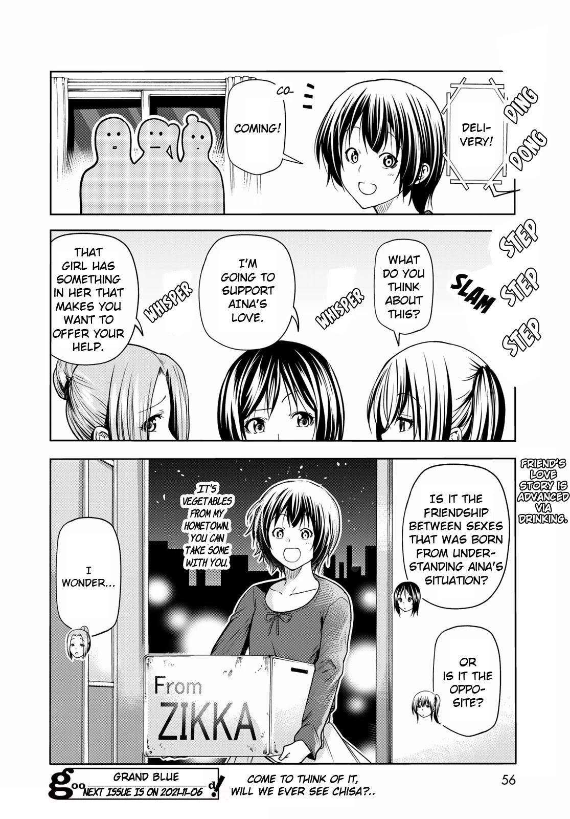 Grand Blue Manga Chapter 72 page 33 - Sorrow - Round Two scene