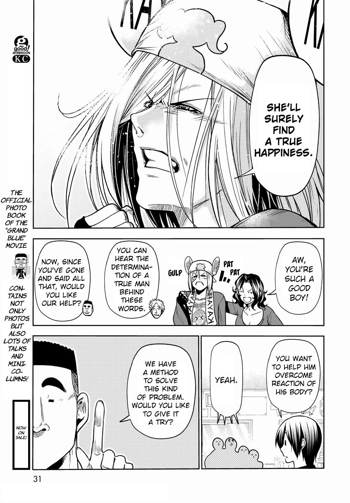 Grand Blue Manga Chapter 72 page 9 - Sorrow - Round Two scene