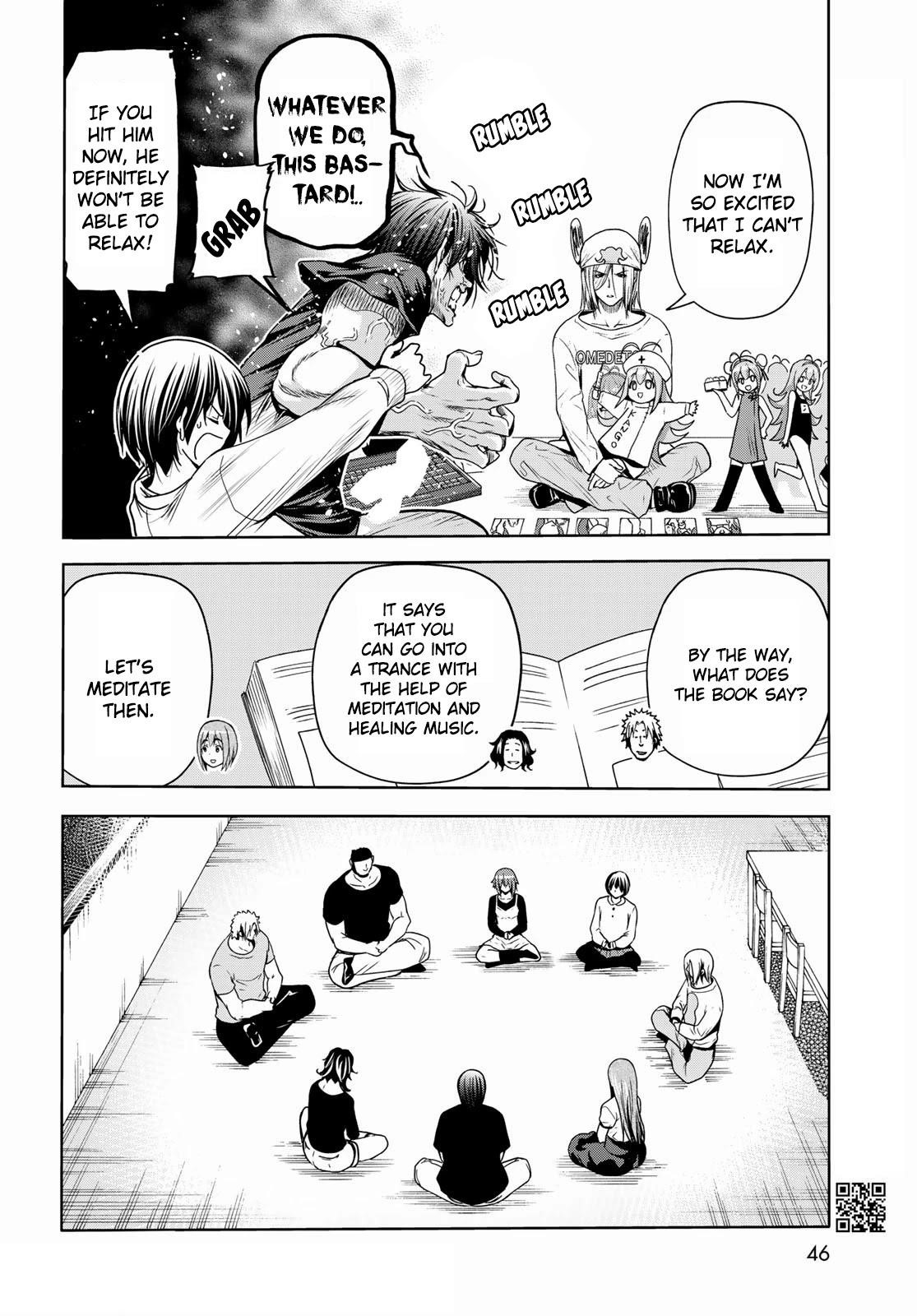 Grand Blue Manga Chapter 73 page 10 - Rebound Challenge scene