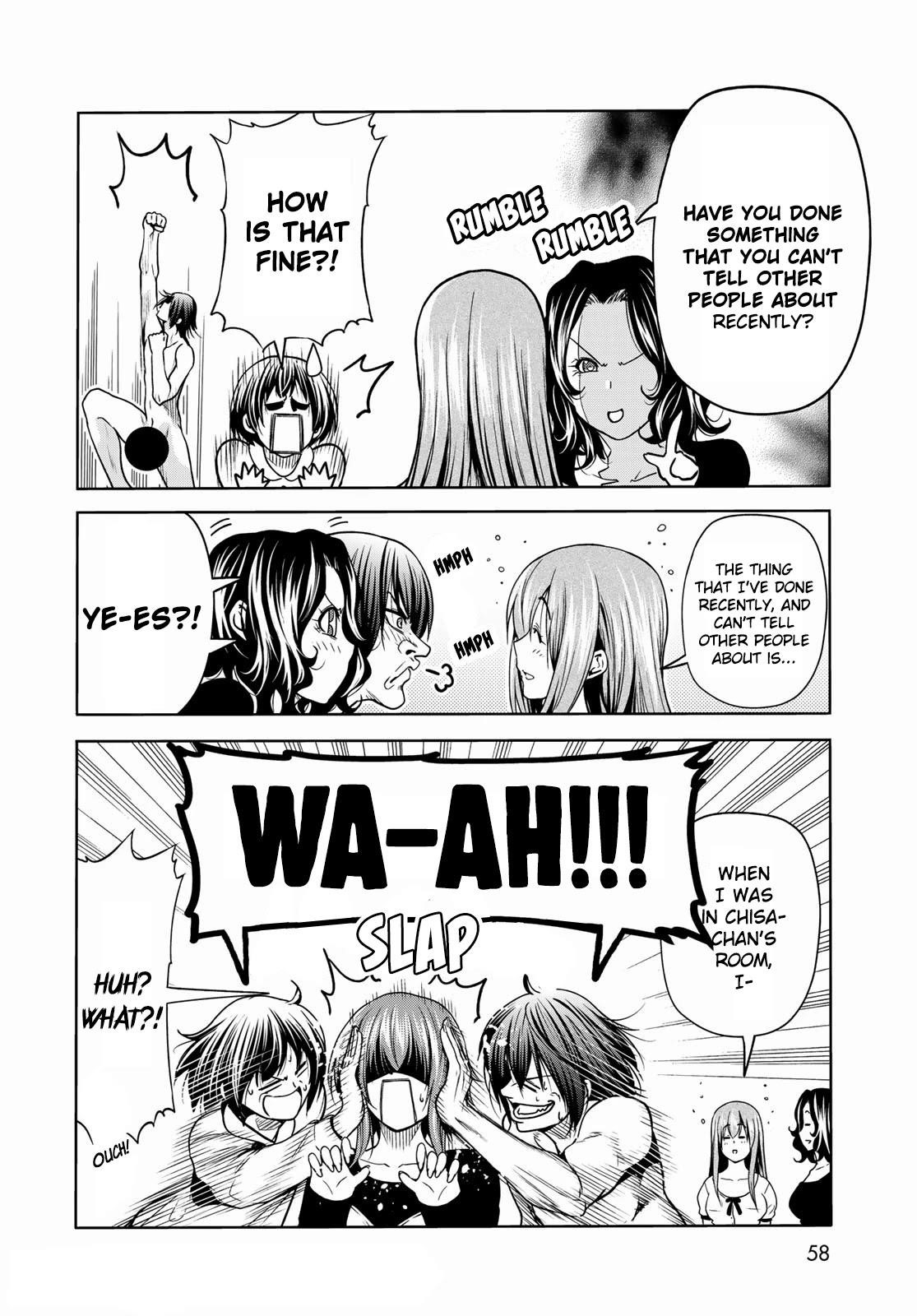 Grand Blue Manga Chapter 73 page 21 - Rebound Challenge scene