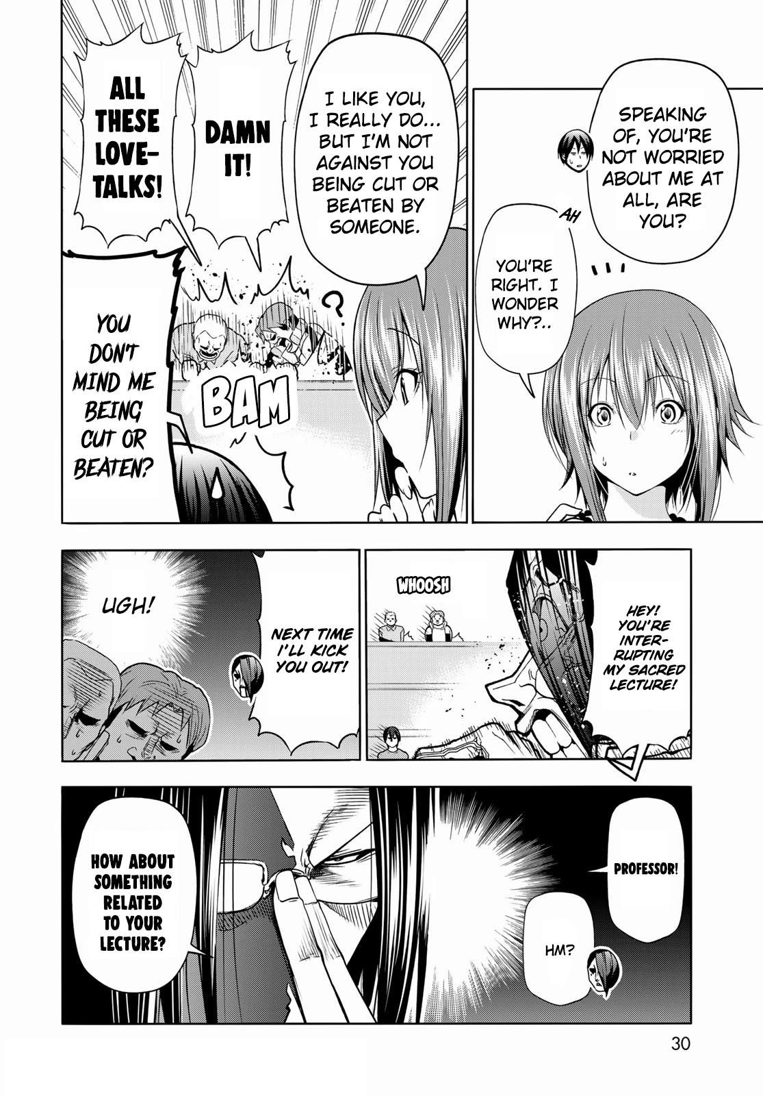 Grand Blue Manga Chapter 74 page 27 - Hypnosis Crisis scene