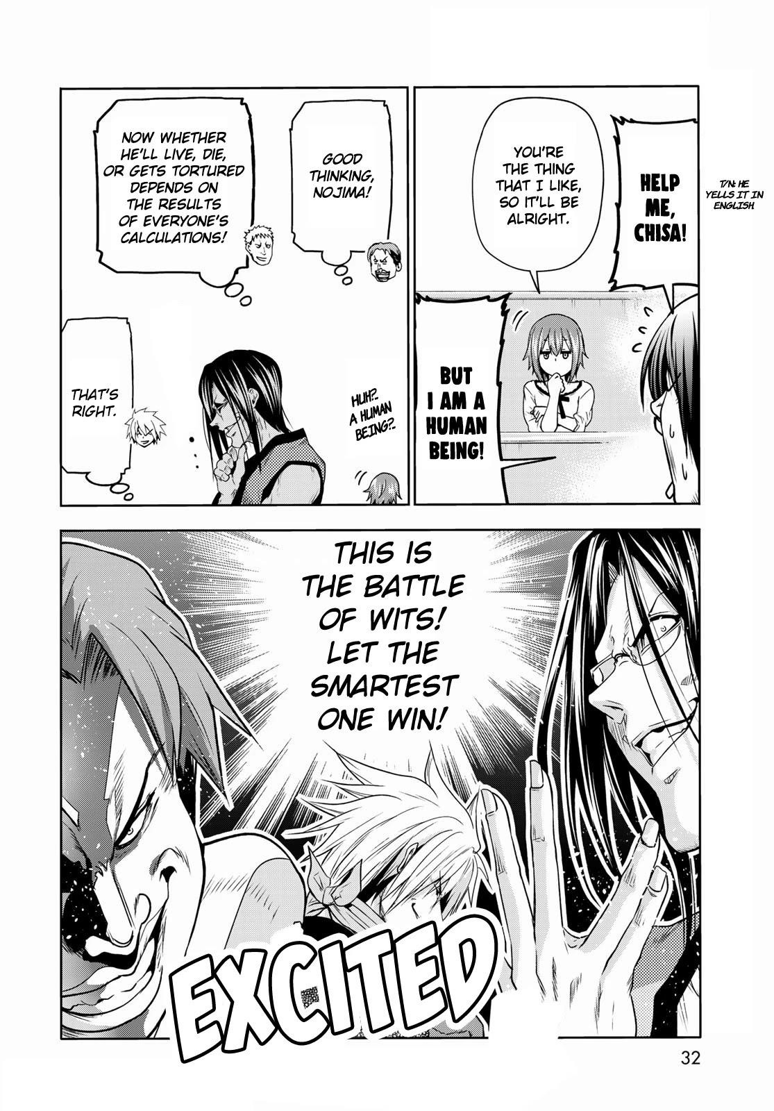 Grand Blue Manga Chapter 74 page 29 - Hypnosis Crisis scene