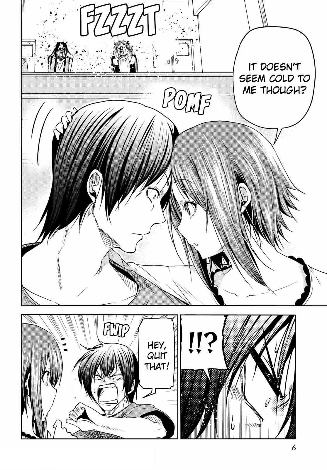 Grand Blue Manga Chapter 74 page 3 - Hypnosis Crisis scene