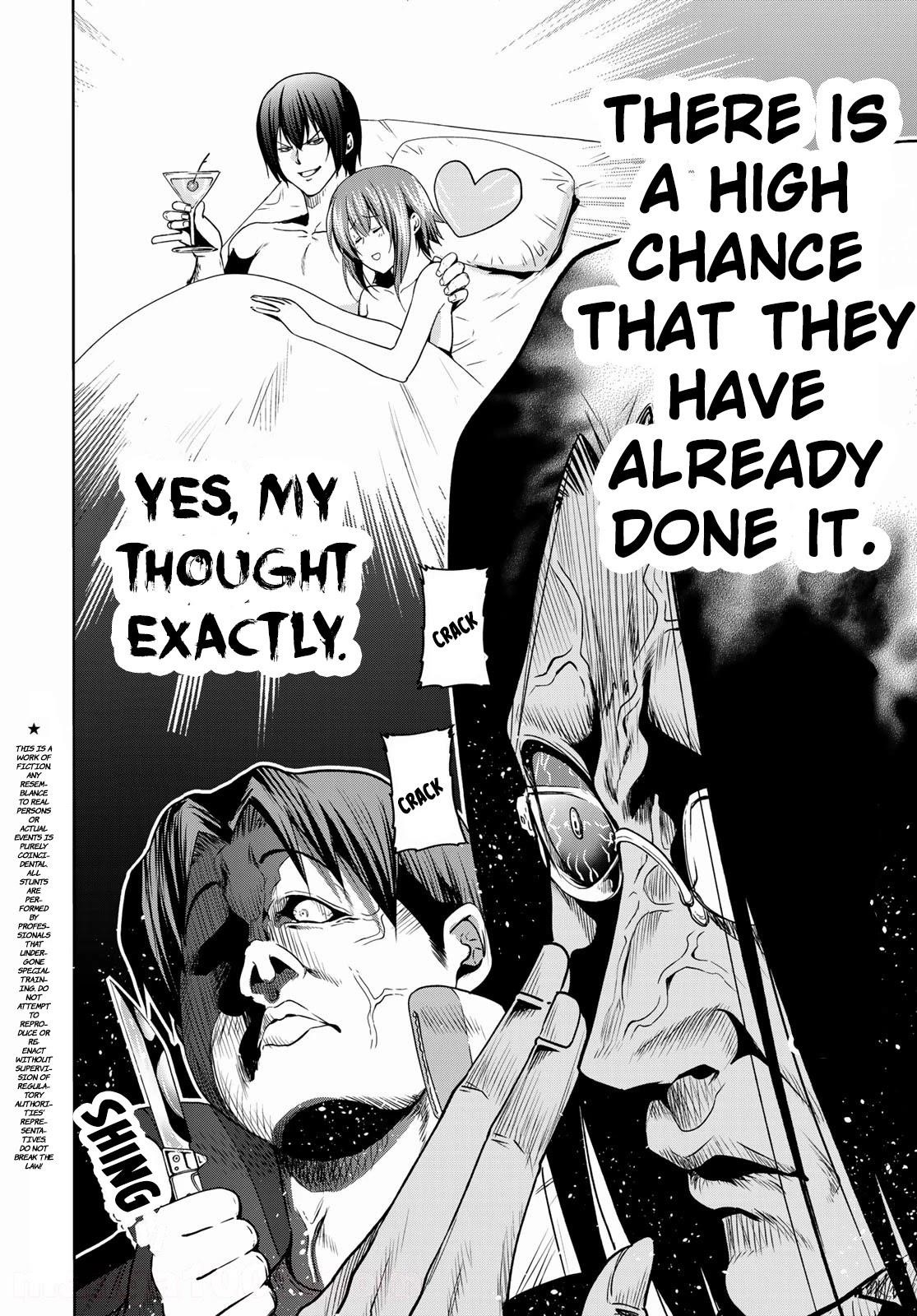 Grand Blue Manga Chapter 74 page 5 - Hypnosis Crisis scene