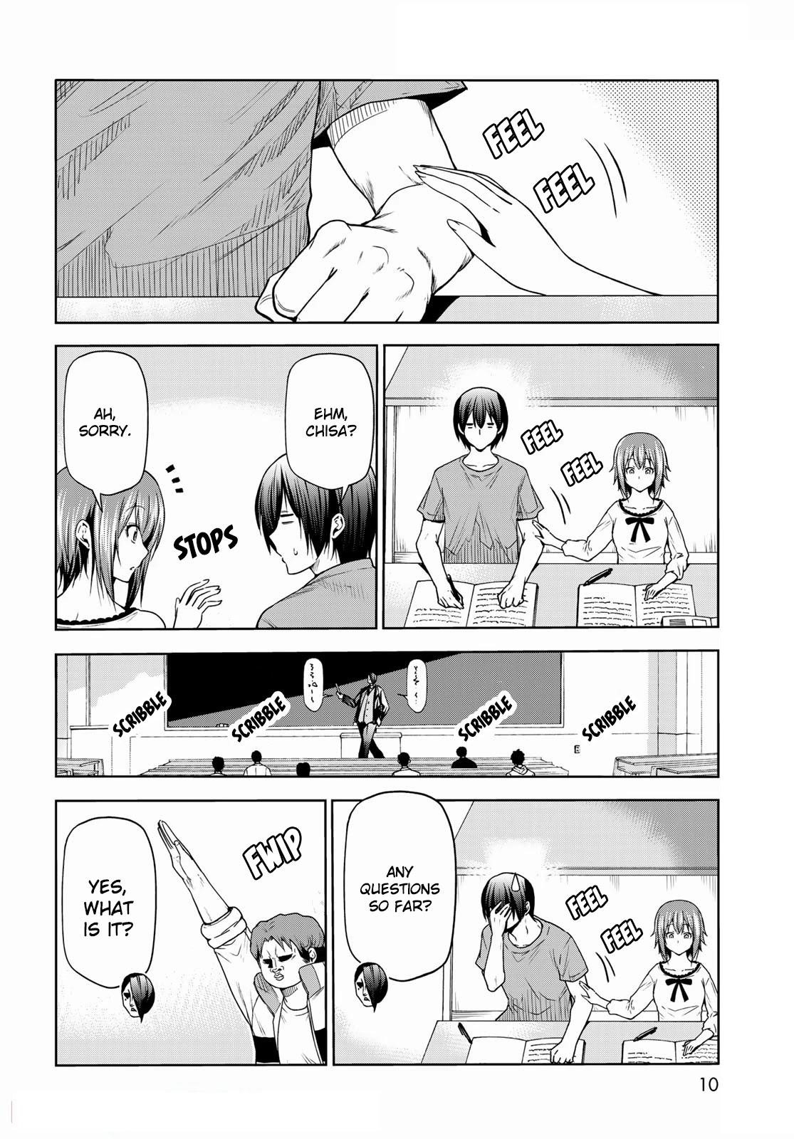 Grand Blue Manga Chapter 74 page 7 - Hypnosis Crisis scene