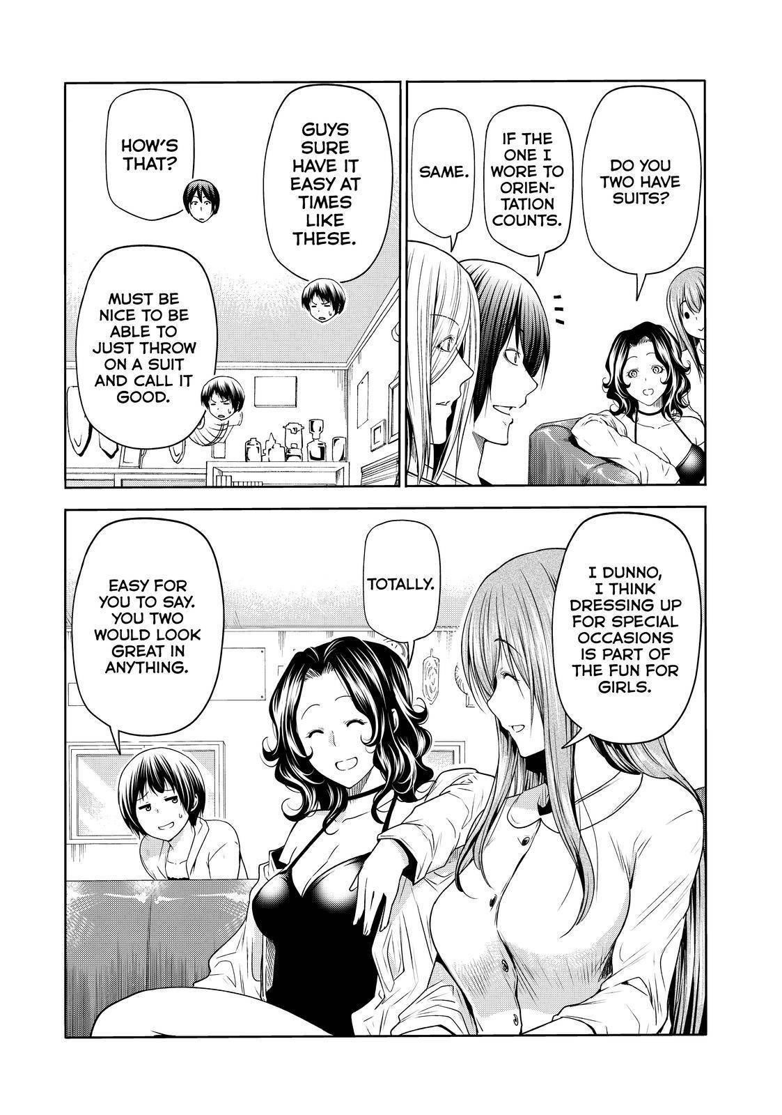 Grand Blue Manga Chapter 75 page 10 - Dress-Up scene