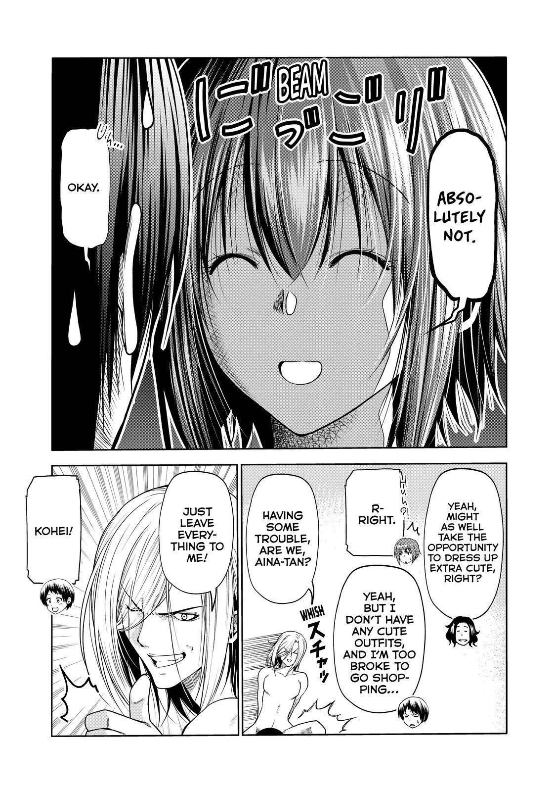 Grand Blue Manga Chapter 75 page 13 - Dress-Up scene