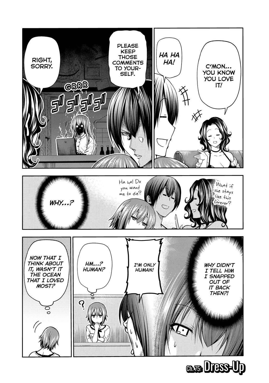 Grand Blue Manga Chapter 75 page 2 - Dress-Up scene
