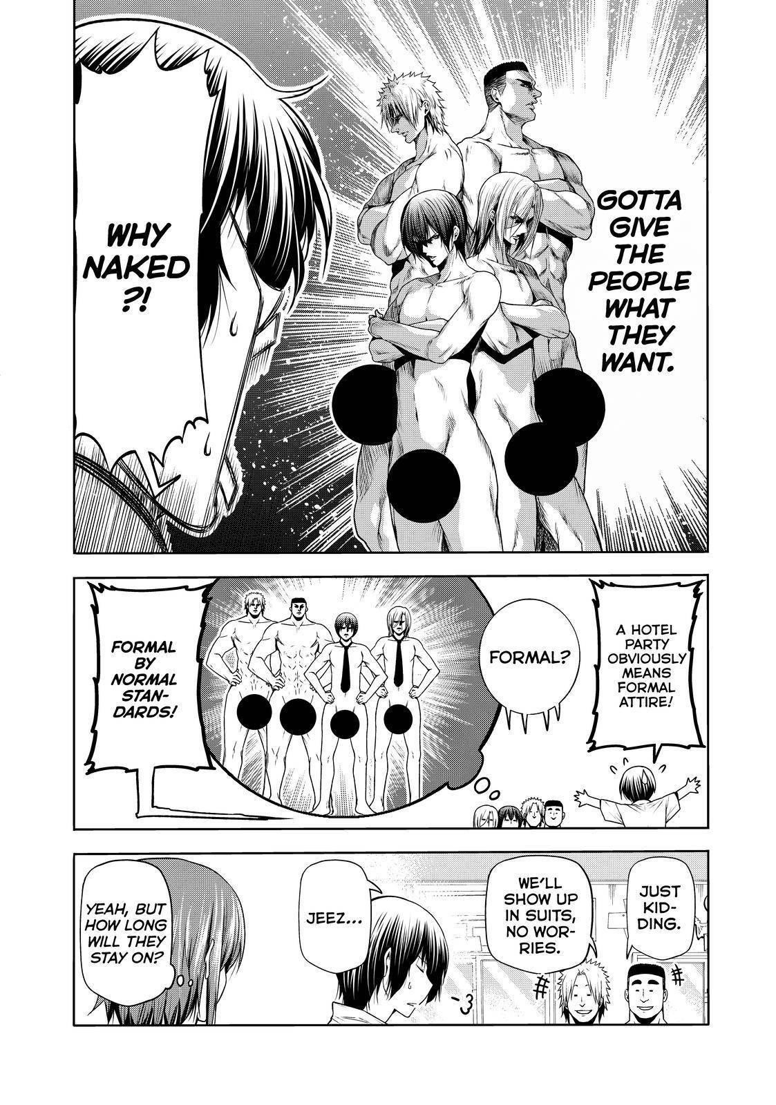 Grand Blue Manga Chapter 75 page 9 - Dress-Up scene