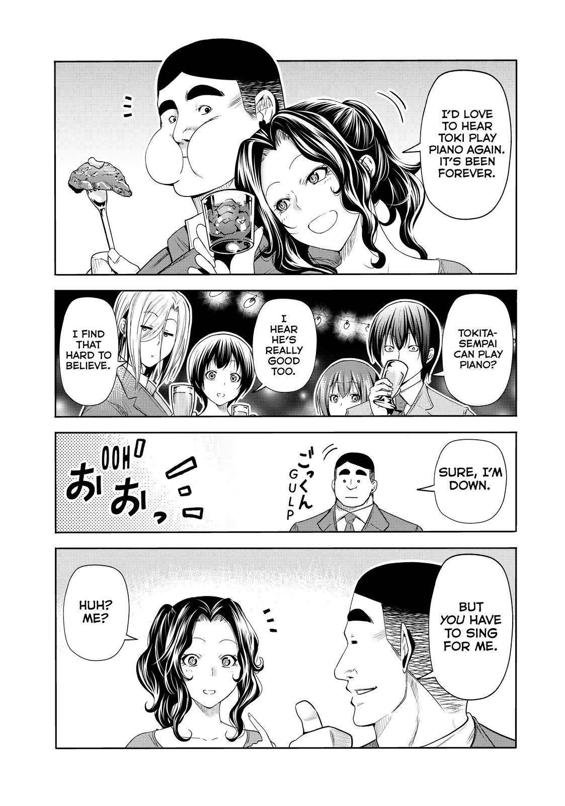 Grand Blue Manga Chapter 76 page 37 - Wedding Reception scene