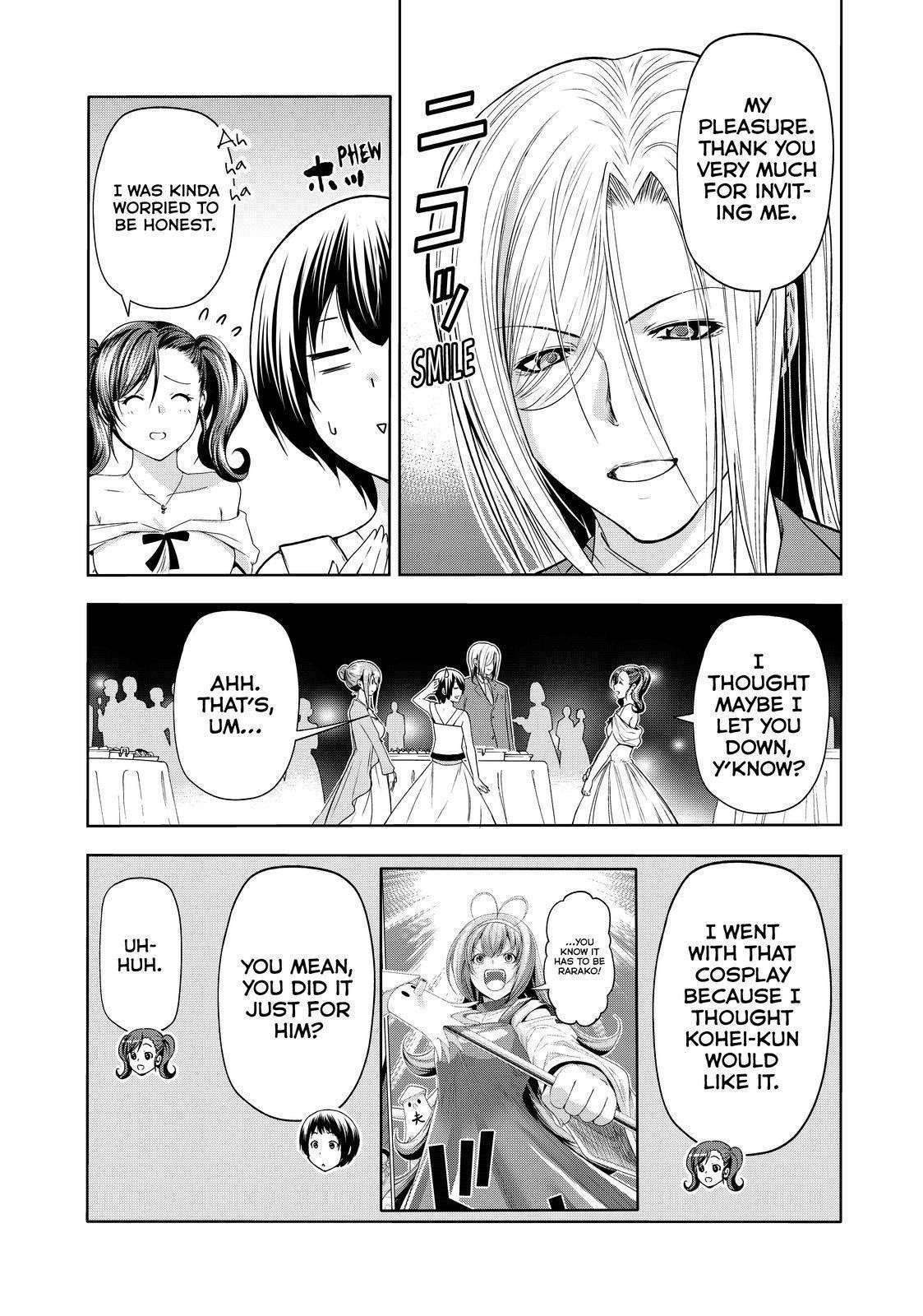 Grand Blue Manga Chapter 76 page 43 - Wedding Reception scene
