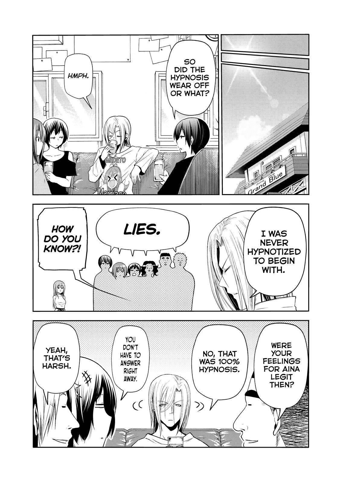 Grand Blue Manga Chapter 76 page 47 - Wedding Reception scene