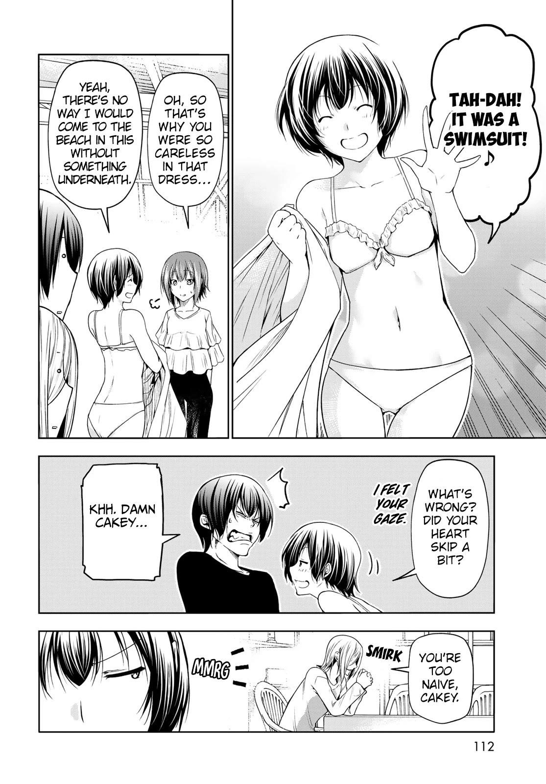 Grand Blue Manga Chapter 81 page 20 - Shark Scramble scene