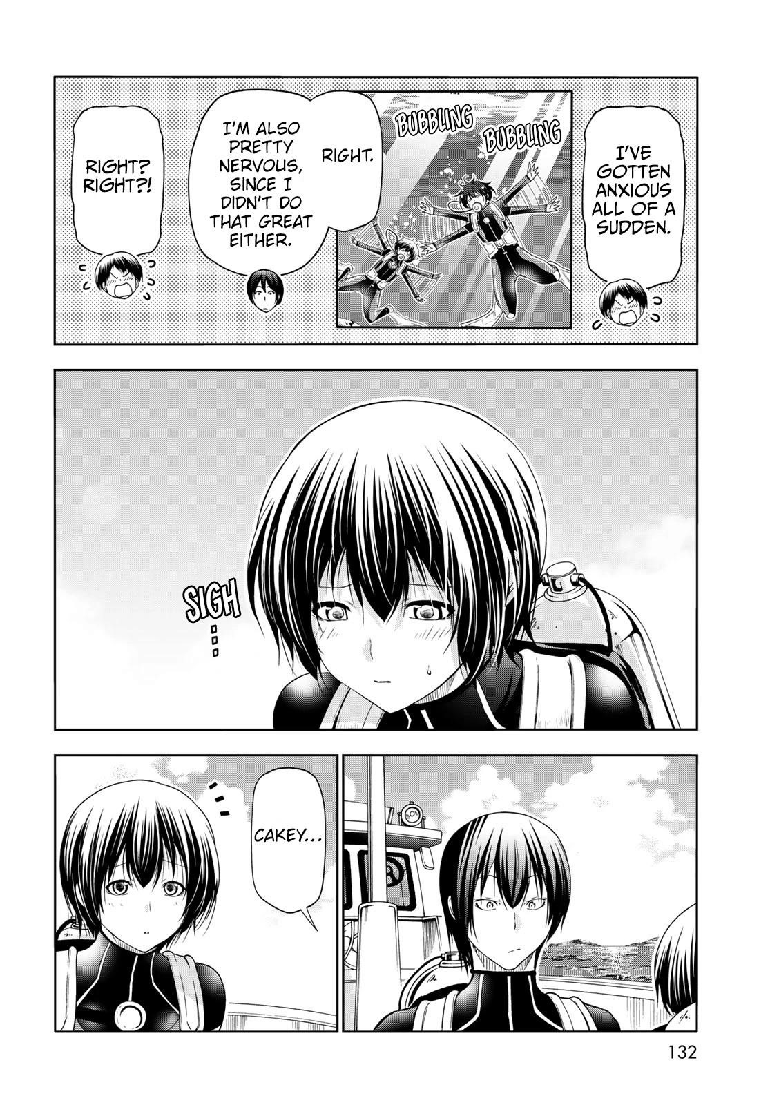 Grand Blue Manga Chapter 81 page 38 - Shark Scramble scene