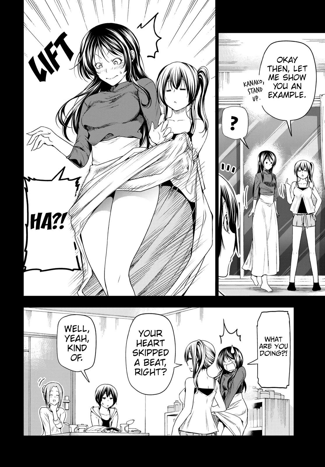 Grand Blue Manga Chapter 81 page 4 - Shark Scramble scene