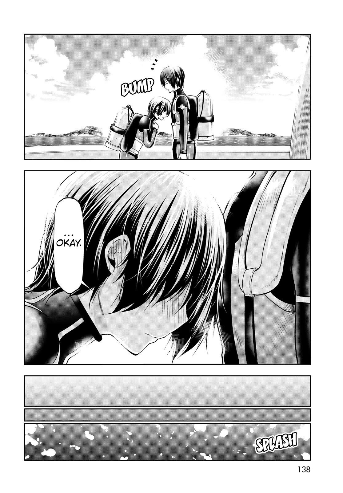 Grand Blue Manga Chapter 81 page 44 - Shark Scramble scene