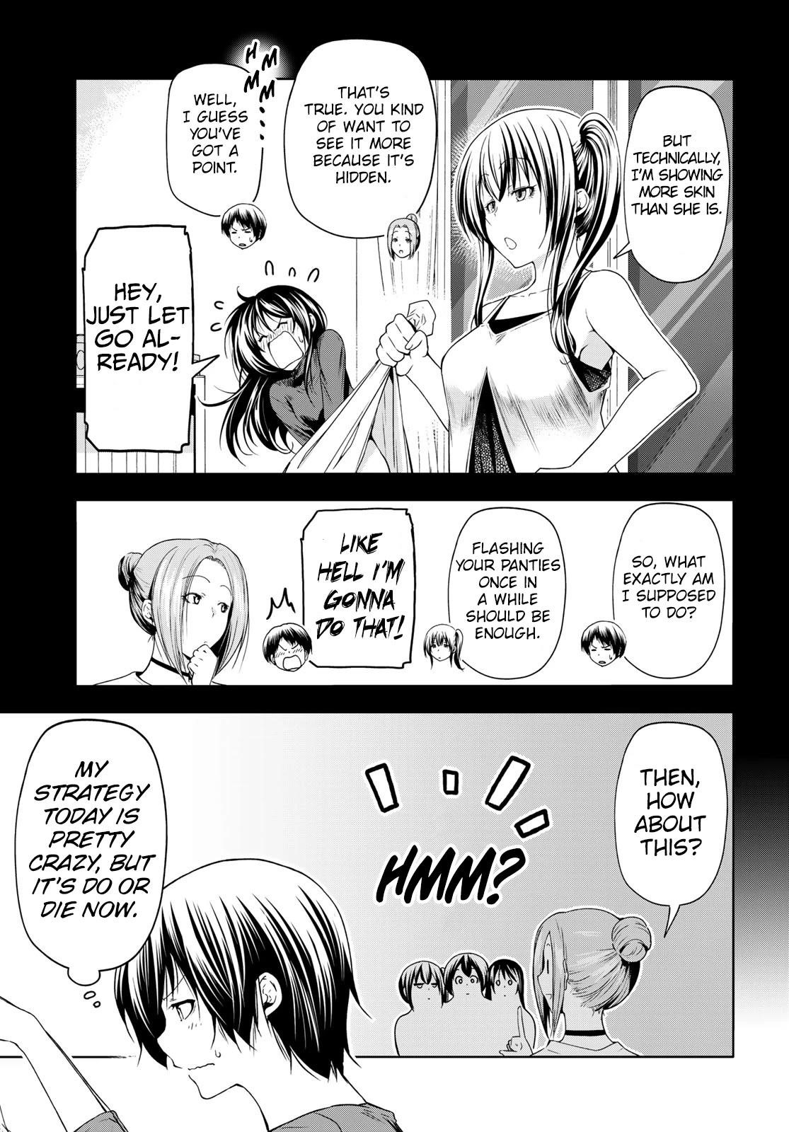 Grand Blue Manga Chapter 81 page 5 - Shark Scramble scene
