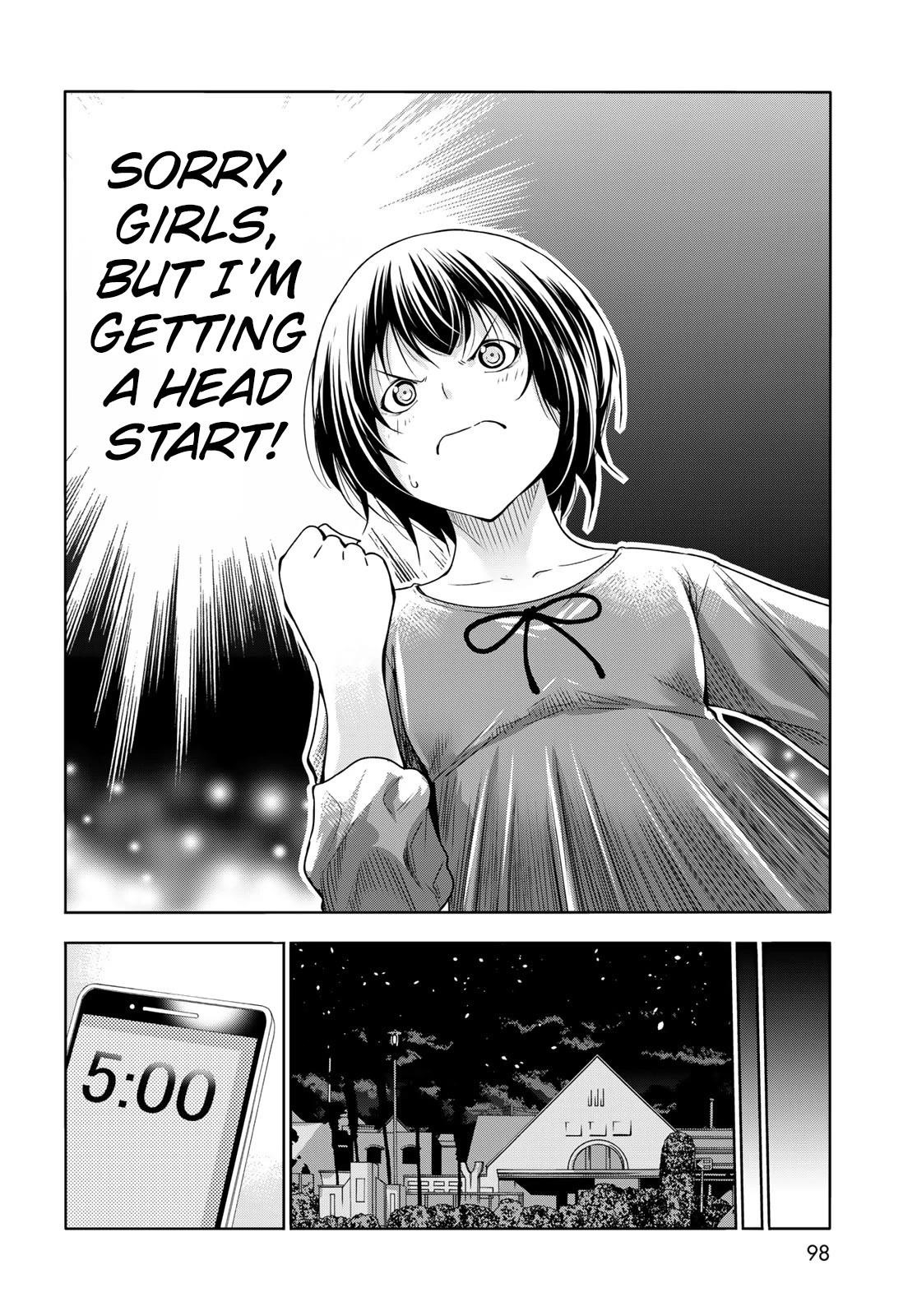 Grand Blue Manga Chapter 81 page 6 - Shark Scramble scene