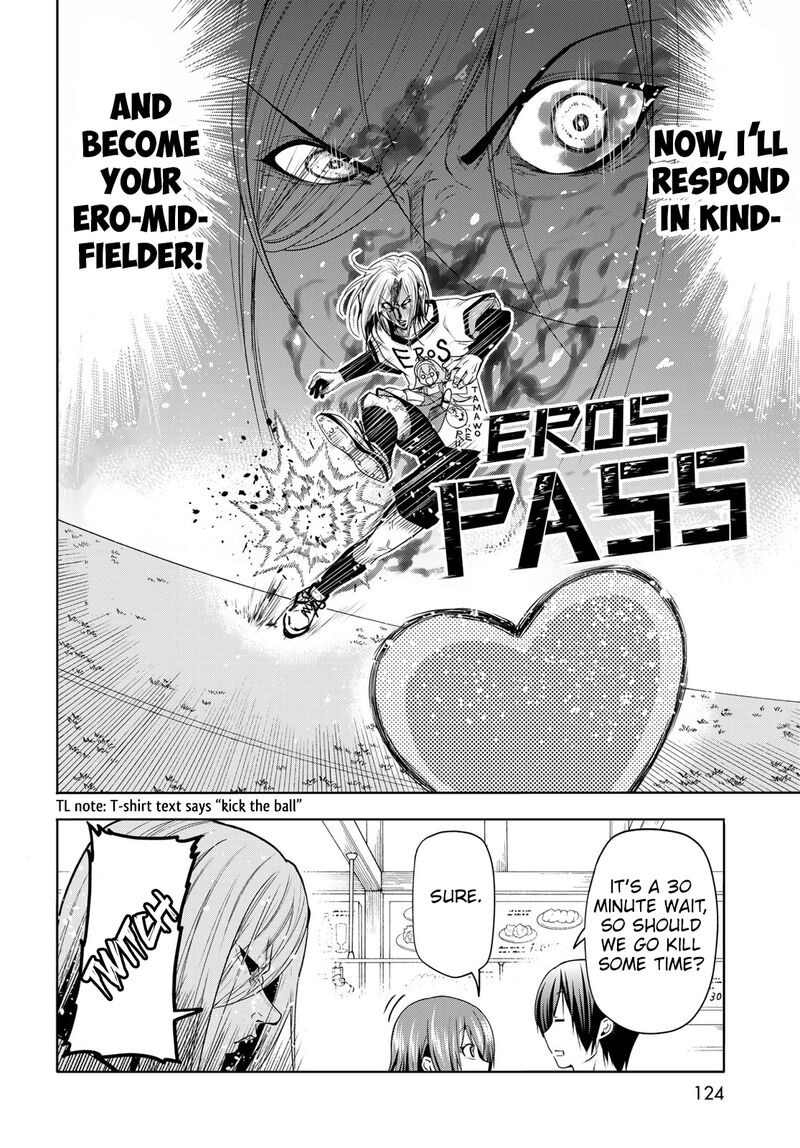 Grand Blue Manga Chapter 82 page 16 - A True Striker scene