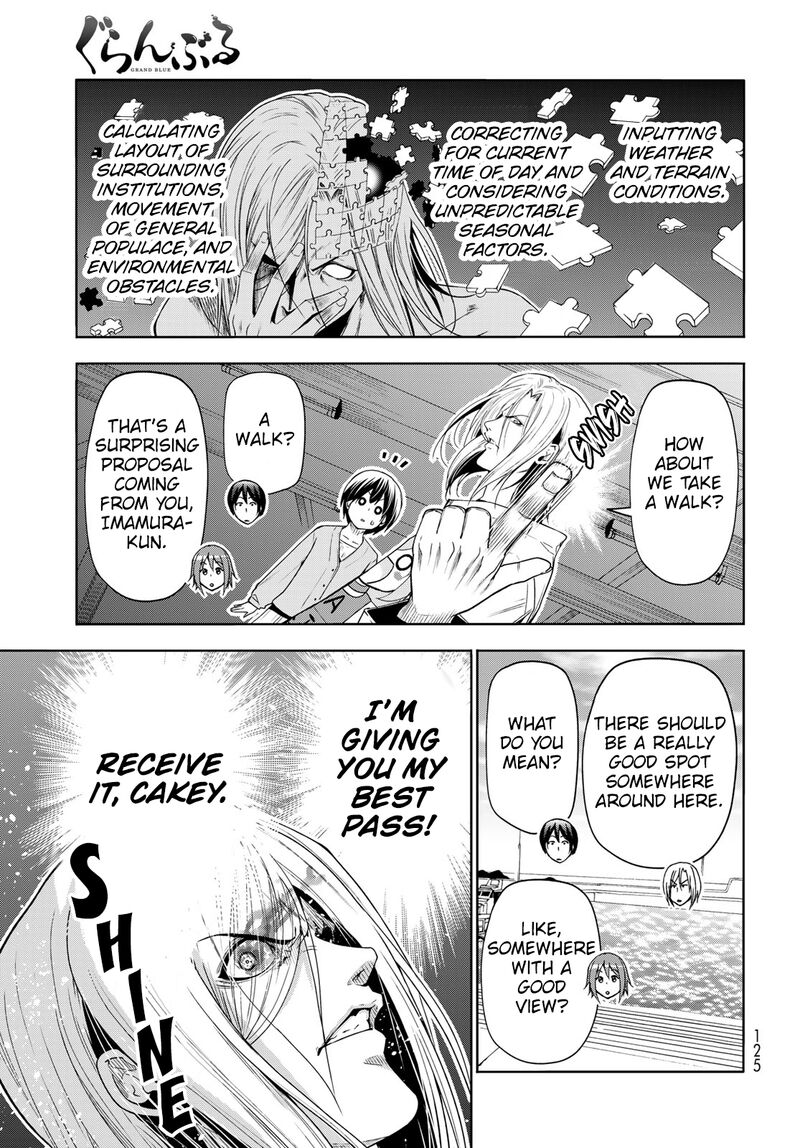 Grand Blue Manga Chapter 82 page 17 - A True Striker scene
