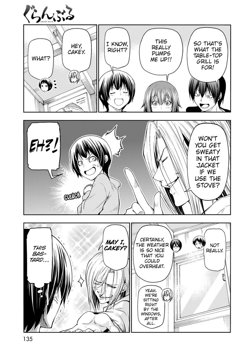 Grand Blue Manga Chapter 82 page 27 - A True Striker scene