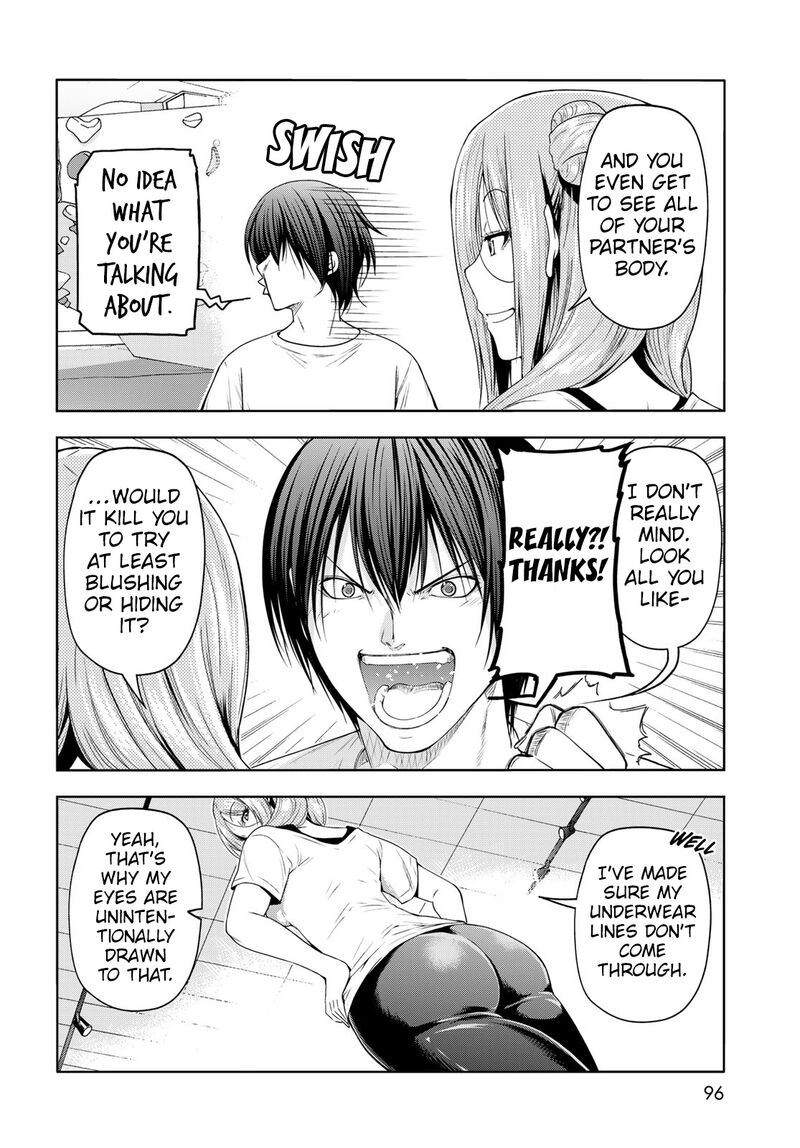 Grand Blue Manga Chapter 83 page 12 - Serving Herself Up scene