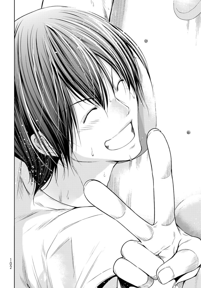 Grand Blue Manga Chapter 83 page 18 - Serving Herself Up scene