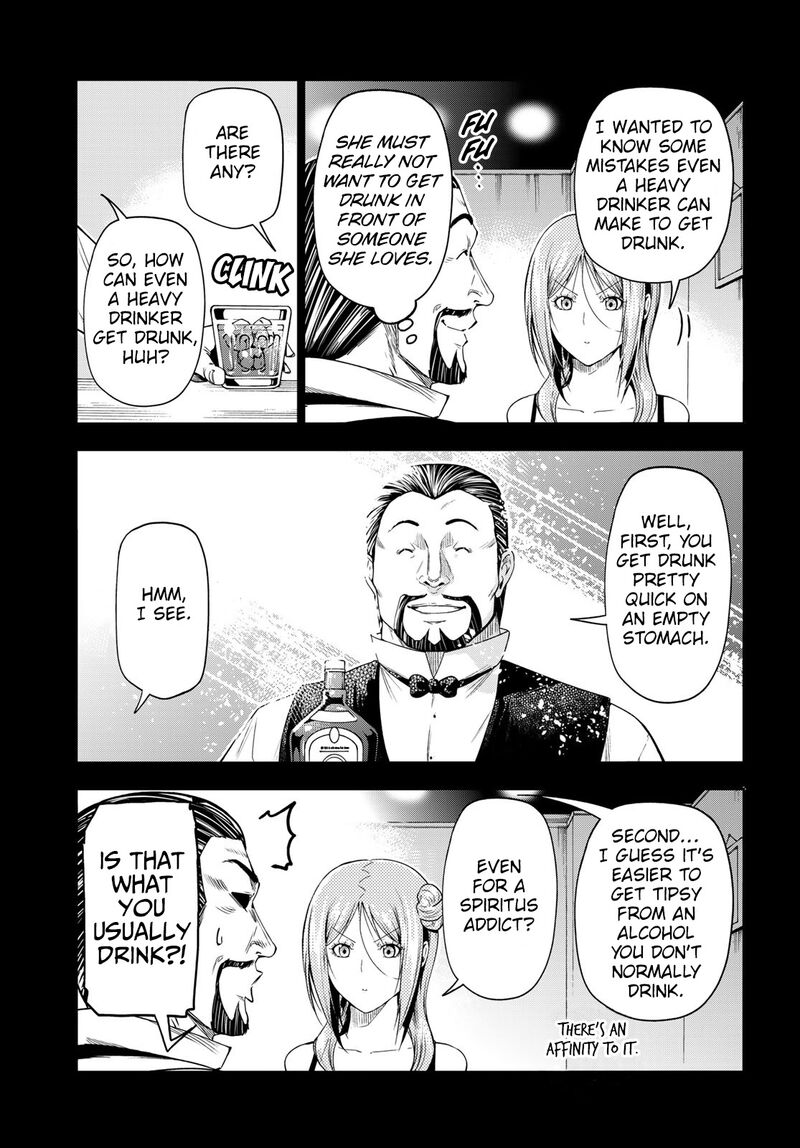 Grand Blue Manga Chapter 83 page 29 - Serving Herself Up scene