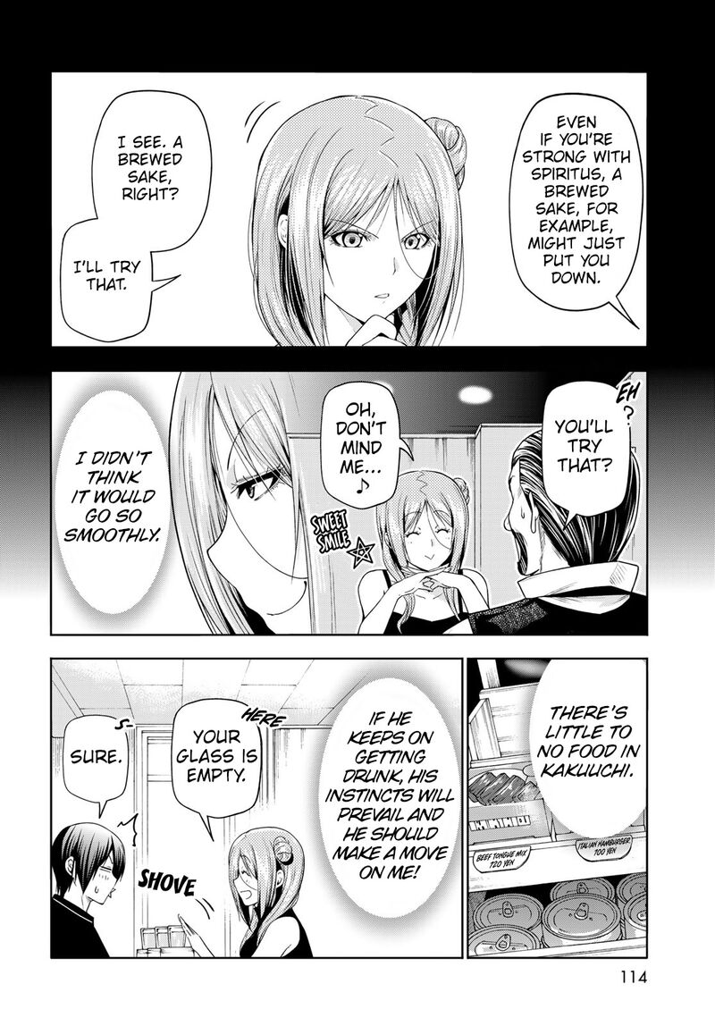 Grand Blue Manga Chapter 83 page 30 - Serving Herself Up scene