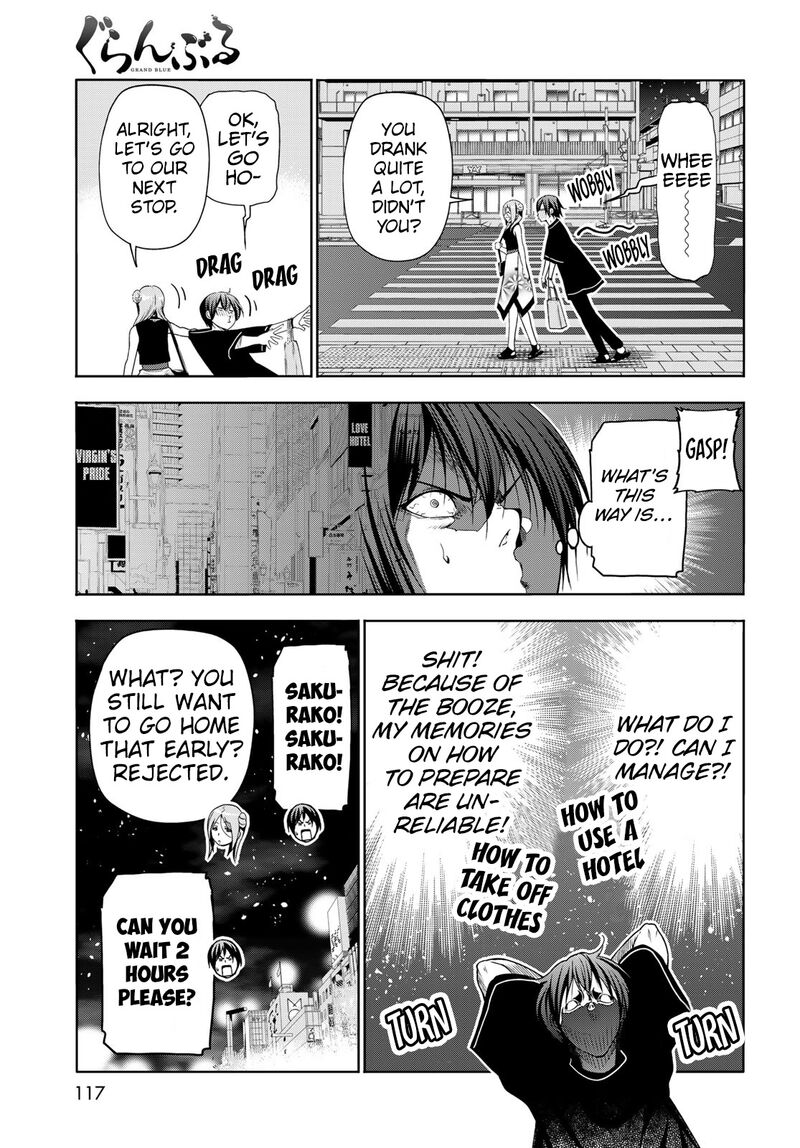 Grand Blue Manga Chapter 83 page 33 - Serving Herself Up scene