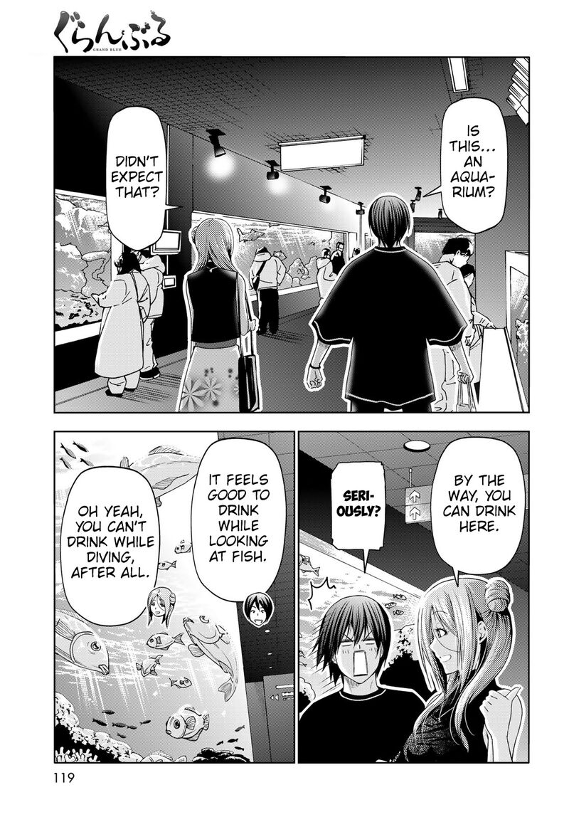 Grand Blue Manga Chapter 83 page 35 - Serving Herself Up scene
