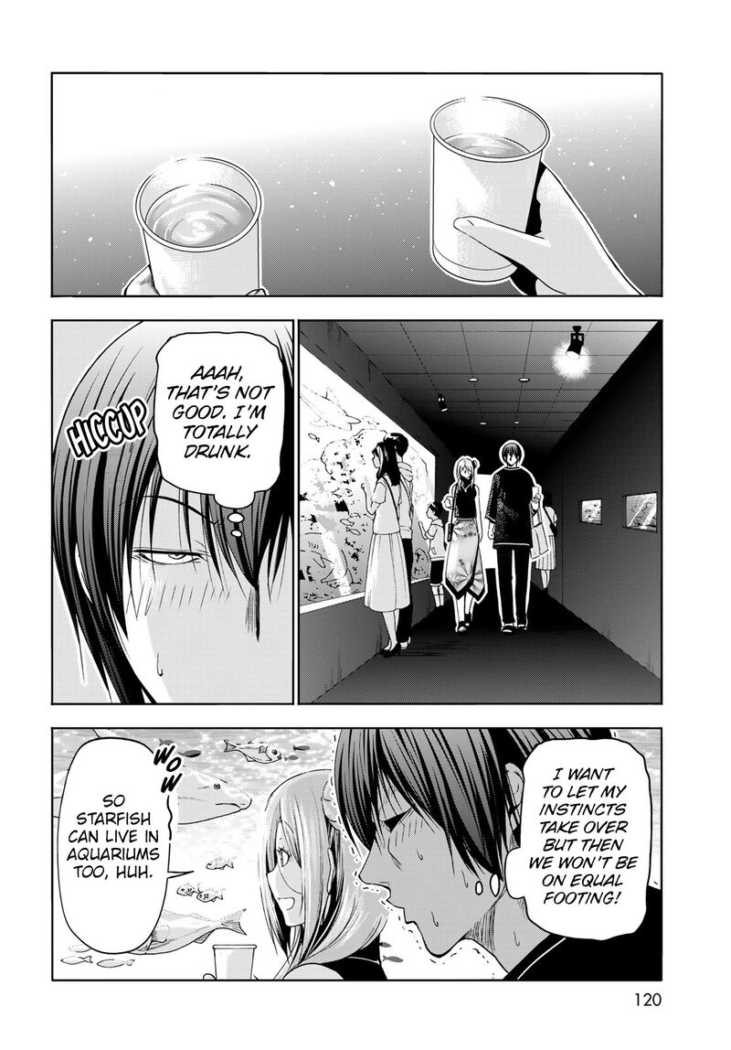 Grand Blue Manga Chapter 83 page 36 - Serving Herself Up scene