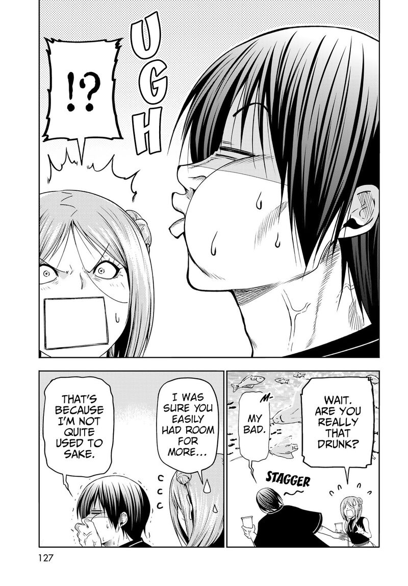 Grand Blue Manga Chapter 83 page 43 - Serving Herself Up scene