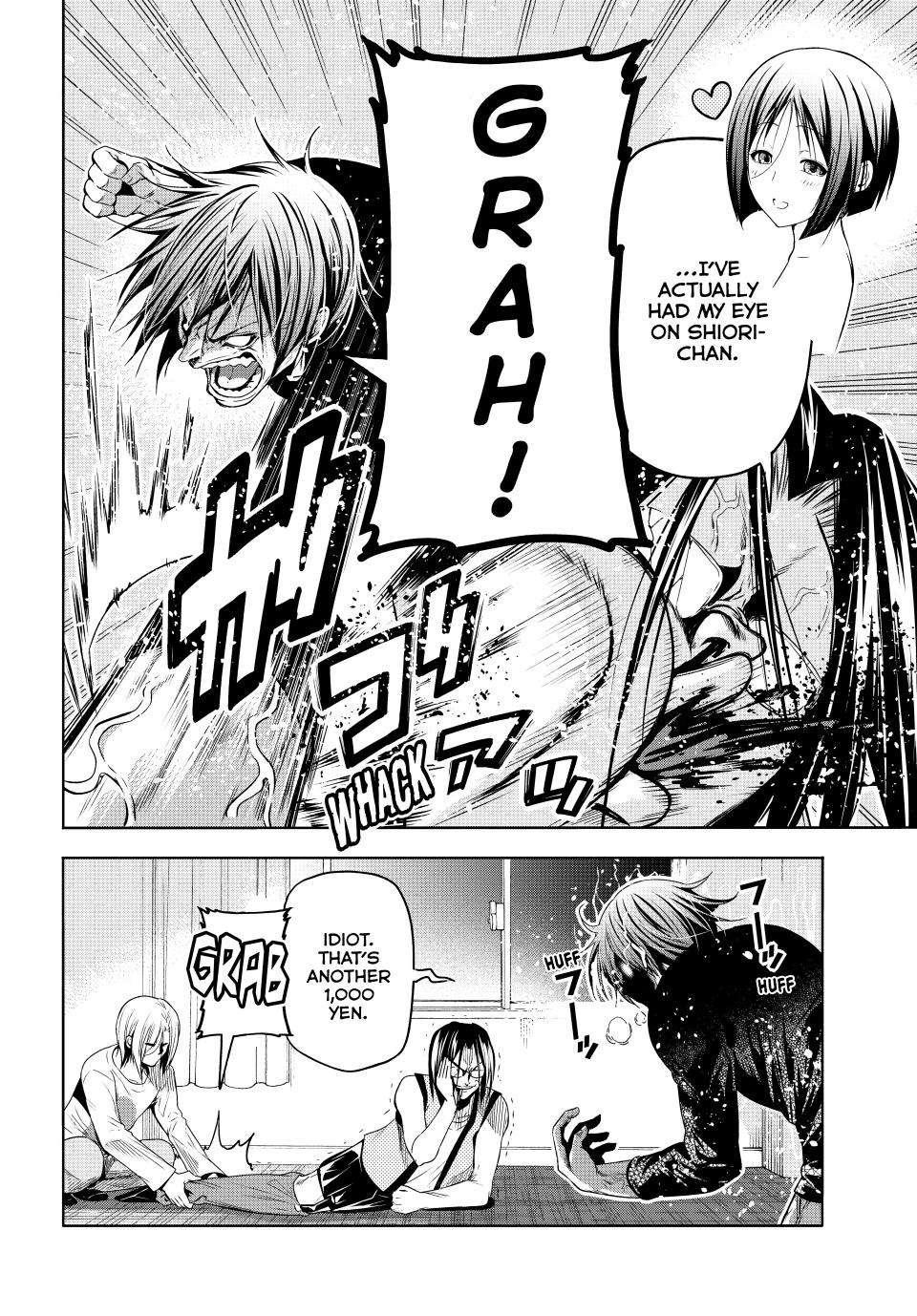 Grand Blue Manga Chapter 86 page 23 - No Reaction Game scene