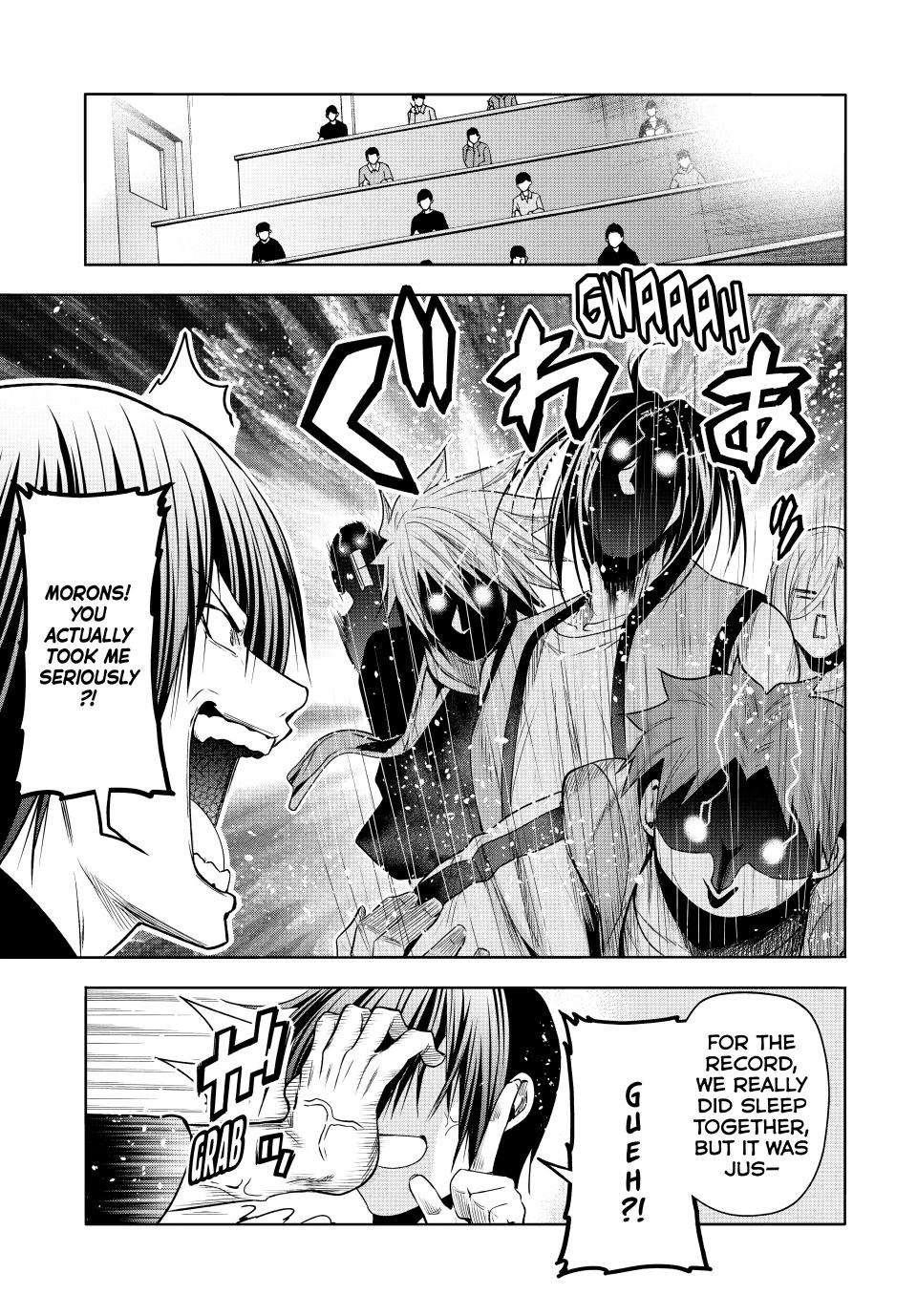 Grand Blue Manga Chapter 86 page 28 - No Reaction Game scene