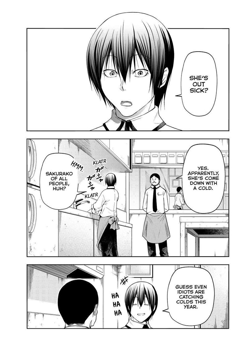 Grand Blue Manga Chapter 89 page 1 - Sakurako Busujima scene