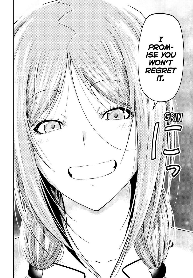 Grand Blue Manga Chapter 89 page 37 - Sakurako Busujima scene