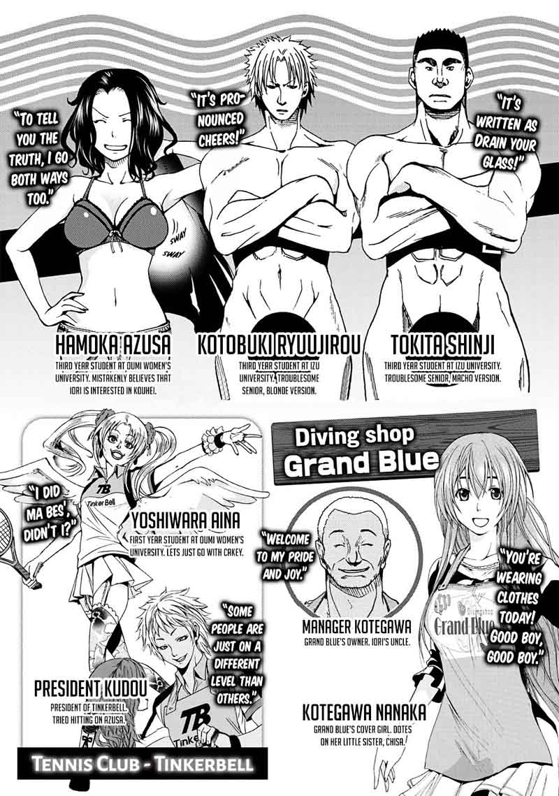 Grand Blue Manga Chapter 9 page 3 - The Festival Afterparty scene