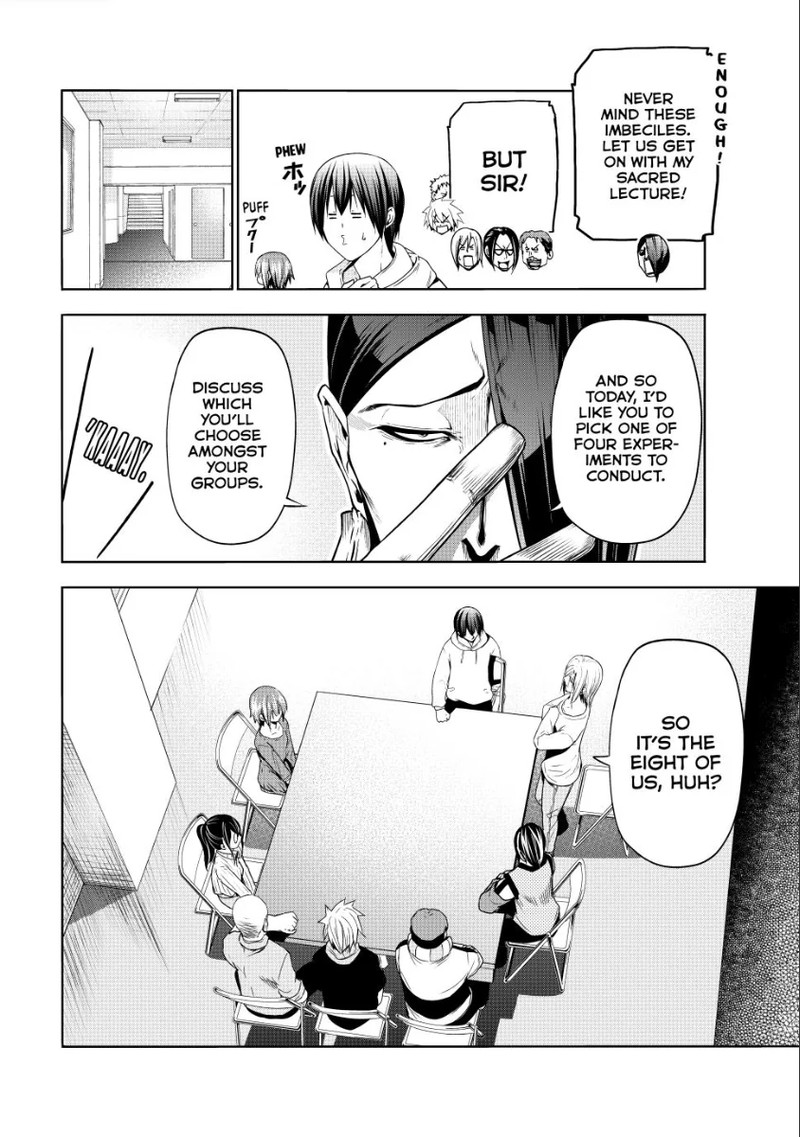 Grand Blue Manga Chapter 90 page 6 - Presentation scene