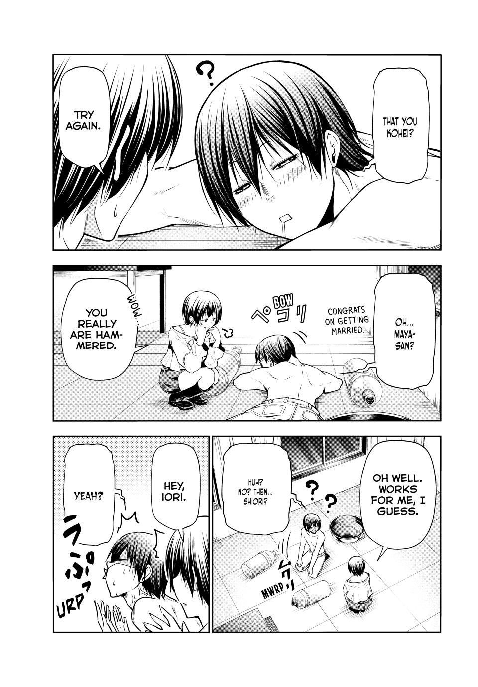 Grand Blue Manga Chapter 94 page 24 - Answer scene