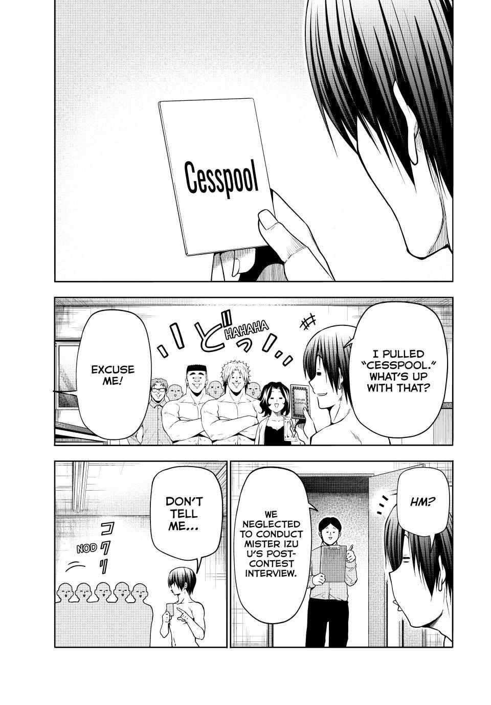 Grand Blue Manga Chapter 95 page 21 - The Night Is Still Young scene