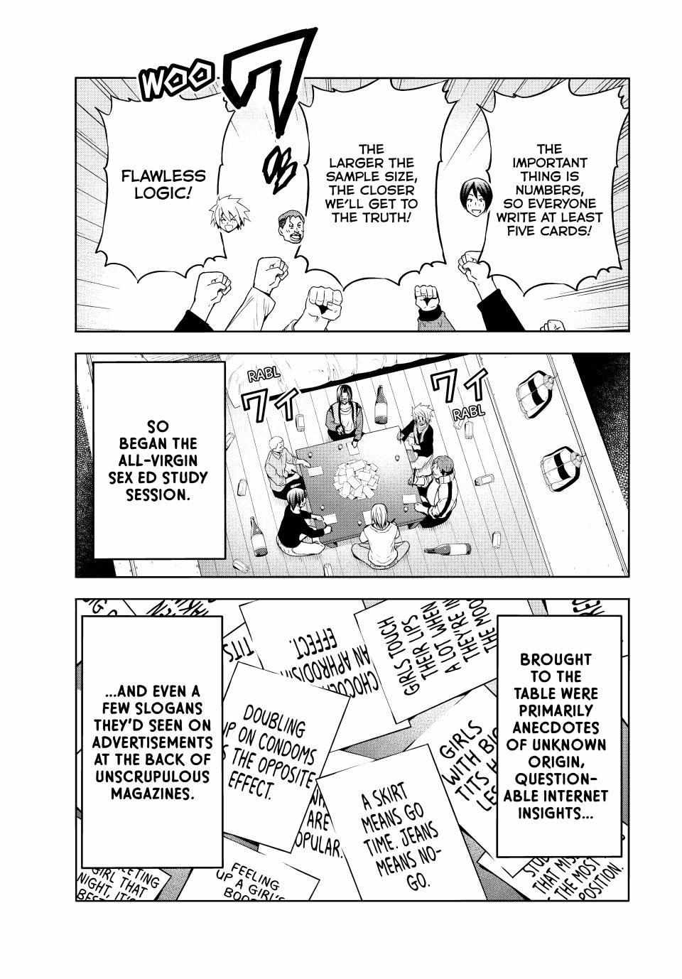 Grand Blue Manga Chapter 96 page 19 - Collective Inteligence scene