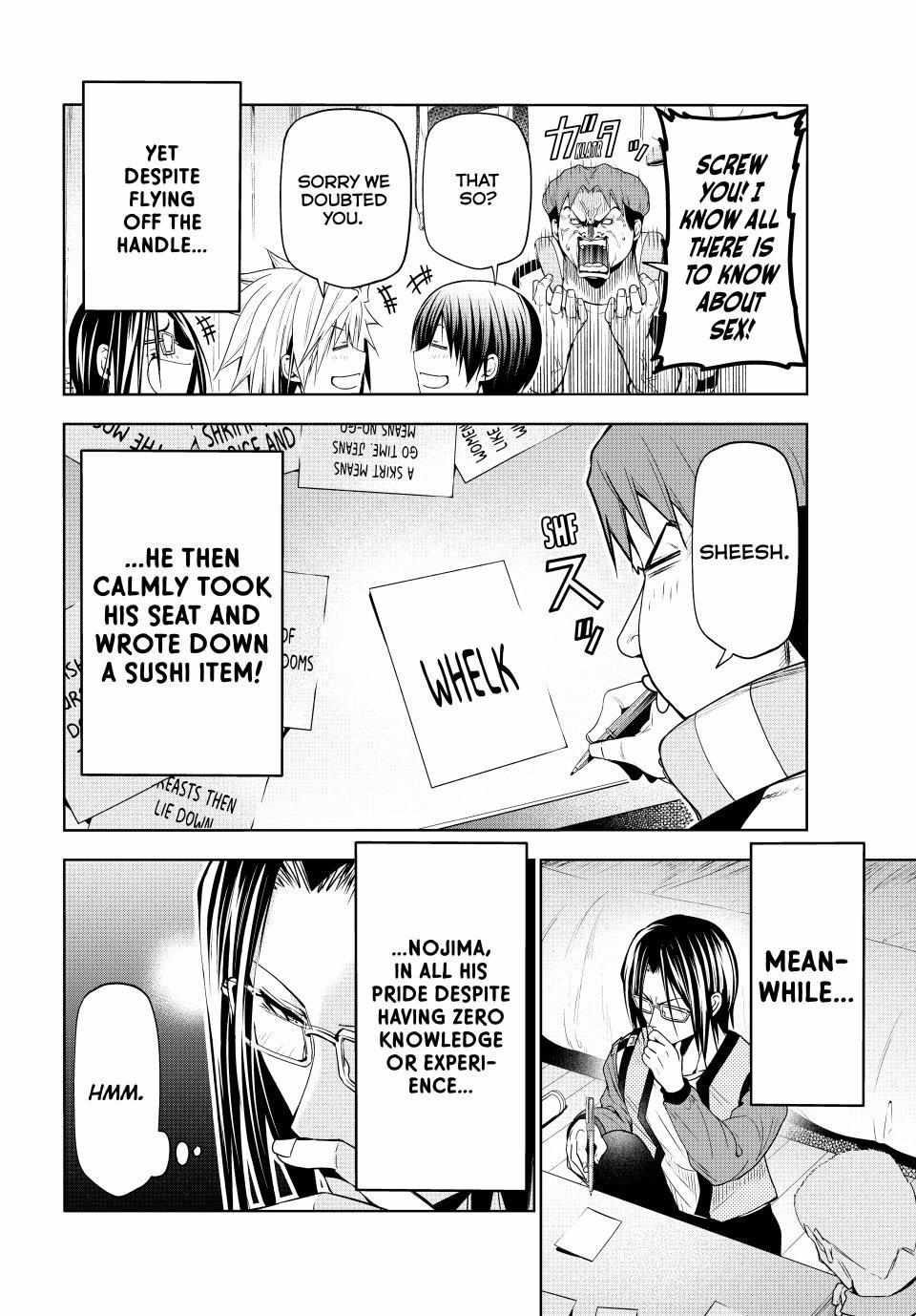 Grand Blue Manga Chapter 96 page 22 - Collective Inteligence scene