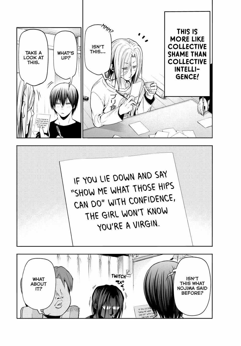 Grand Blue Manga Chapter 96 page 24 - Collective Inteligence scene