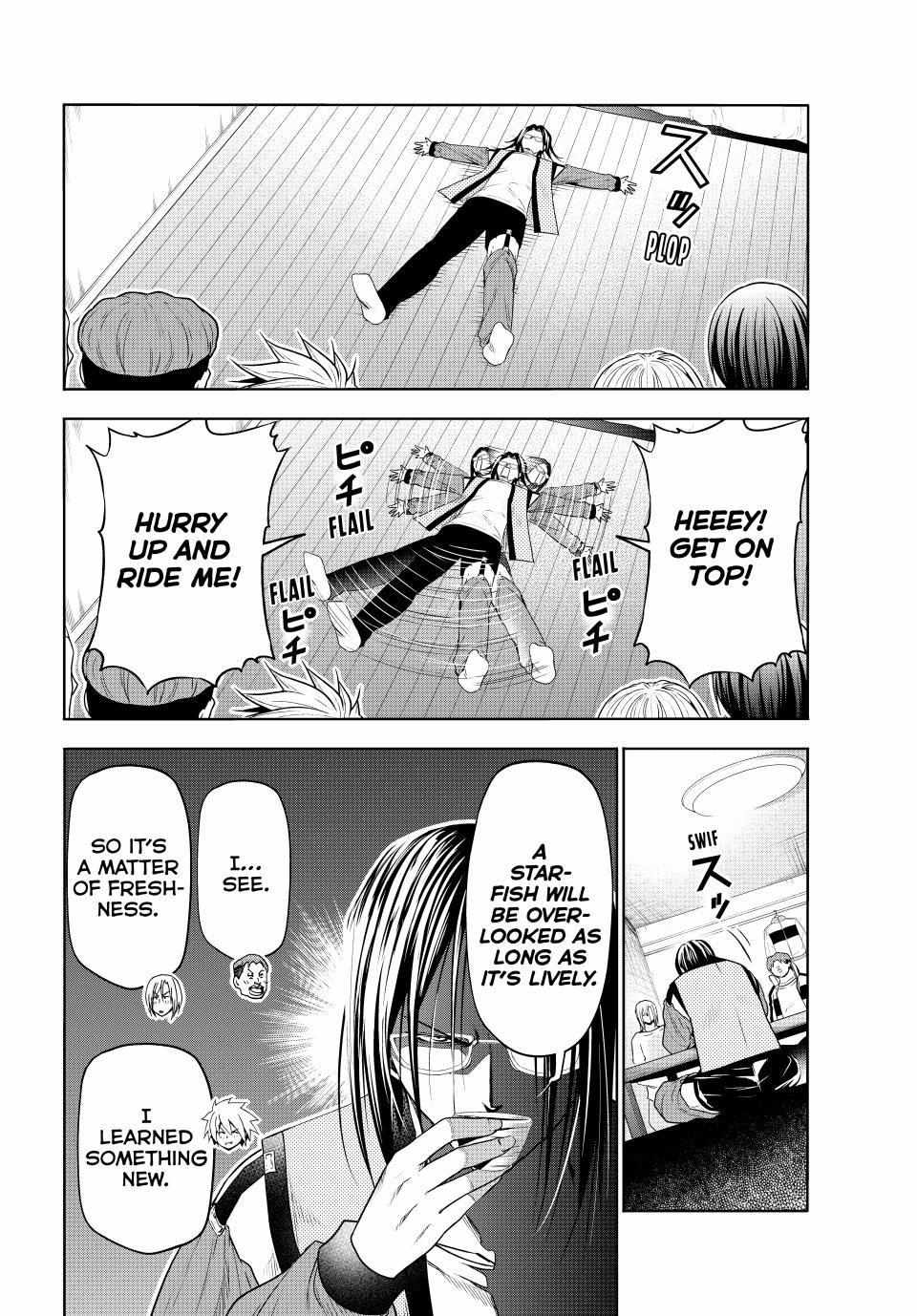 Grand Blue Manga Chapter 96 page 26 - Collective Inteligence scene