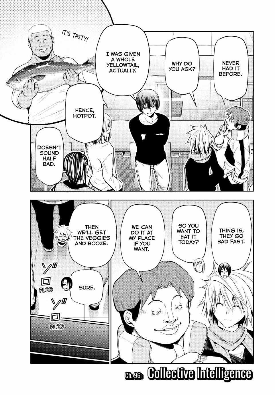Grand Blue Manga Chapter 96 page 5 - Collective Inteligence scene