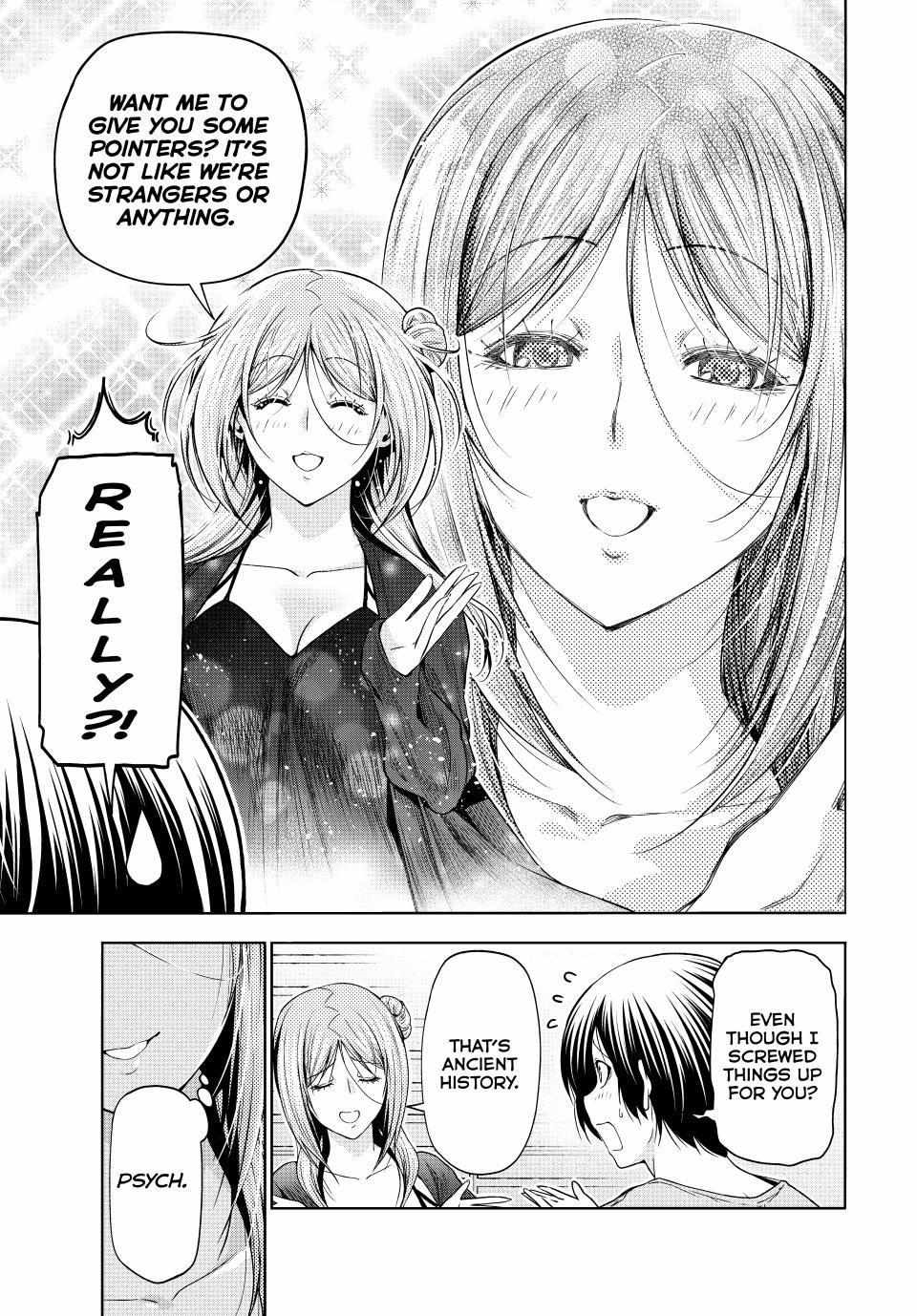Grand Blue Manga Chapter 97 page 12 - Dressed for Success scene